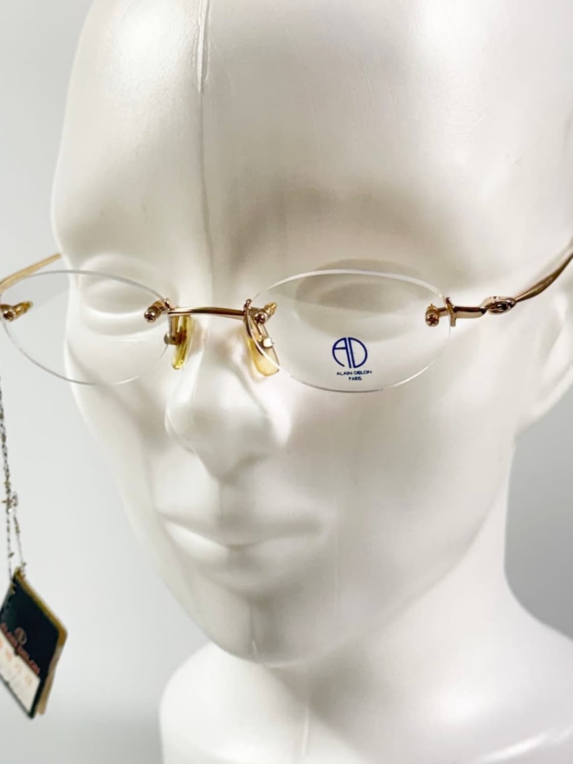 ALAIN DELON 무테 와이드 라운드 빈티지 안경 상품이미지4