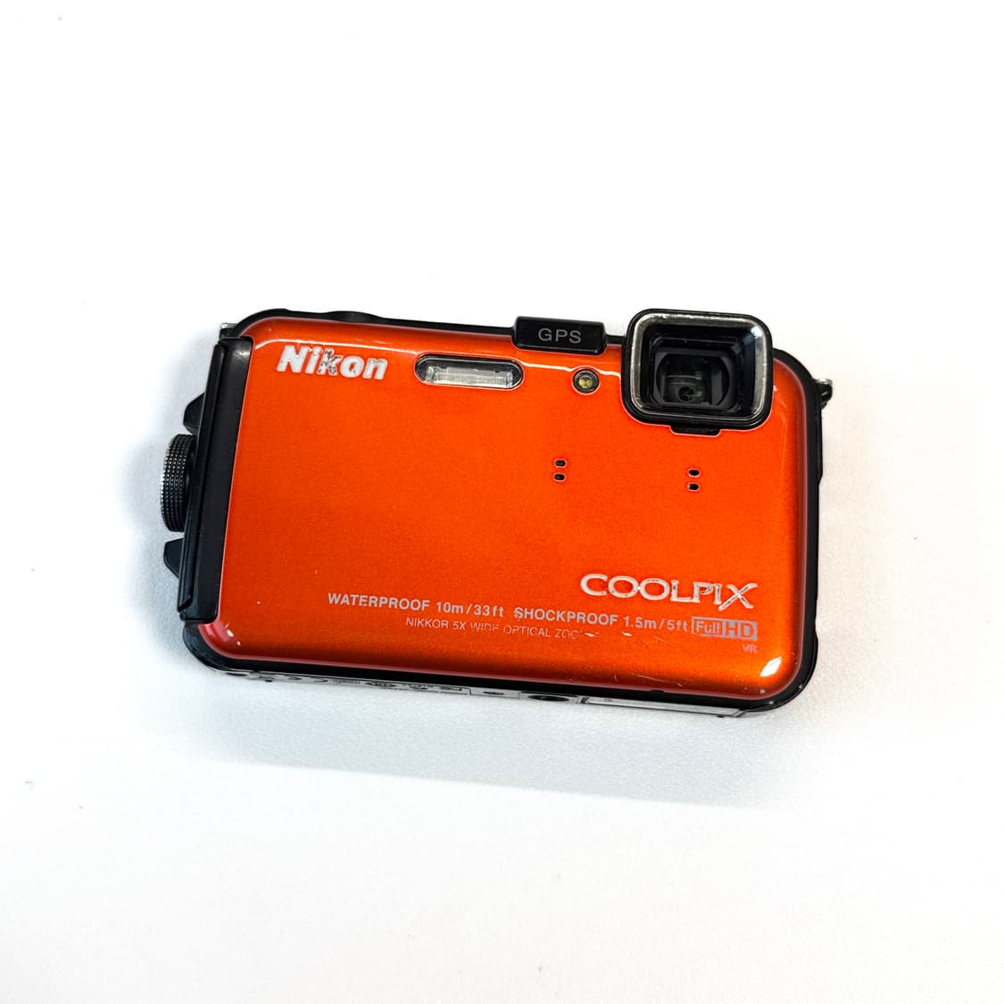 니콘 쿨픽스 AW100 오렌지 디지털 카메라 디카 상품이미지1