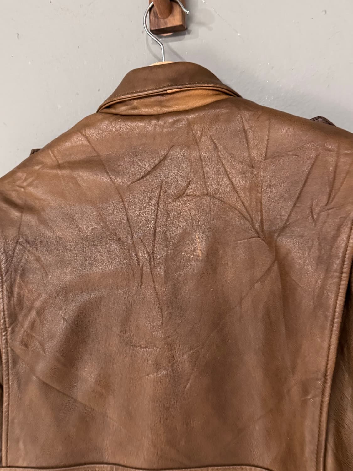 USAF 타입 A-2 양가죽 봄버 레더자켓  상품이미지10