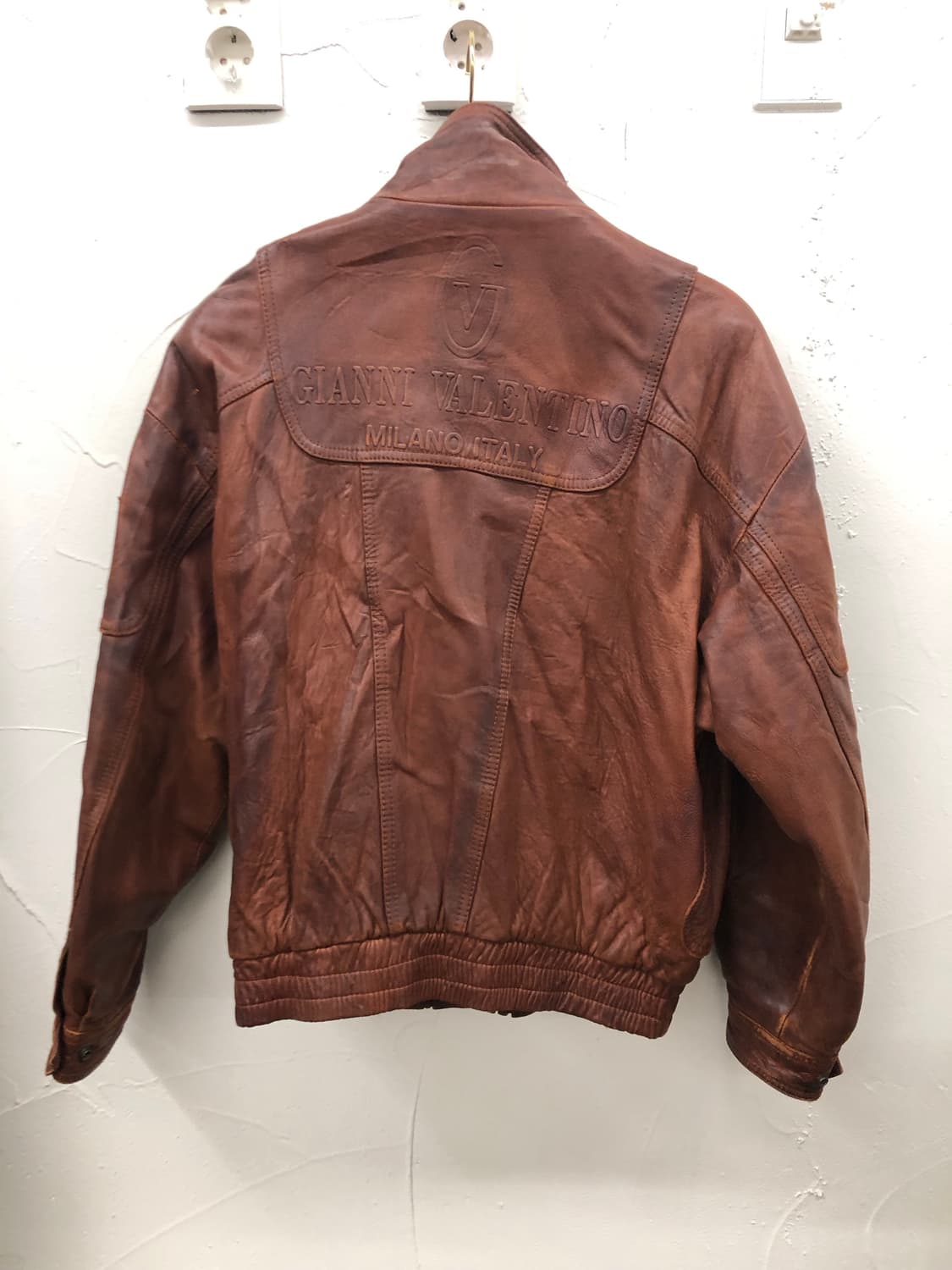 지아니 발렌티노 양가죽 봄버 자켓 상품이미지2