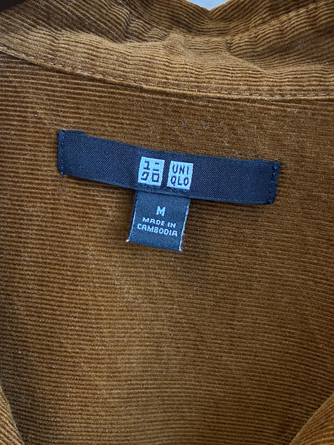 UNIQLO 브라운 코듀로이 셔츠(M) 상품이미지6