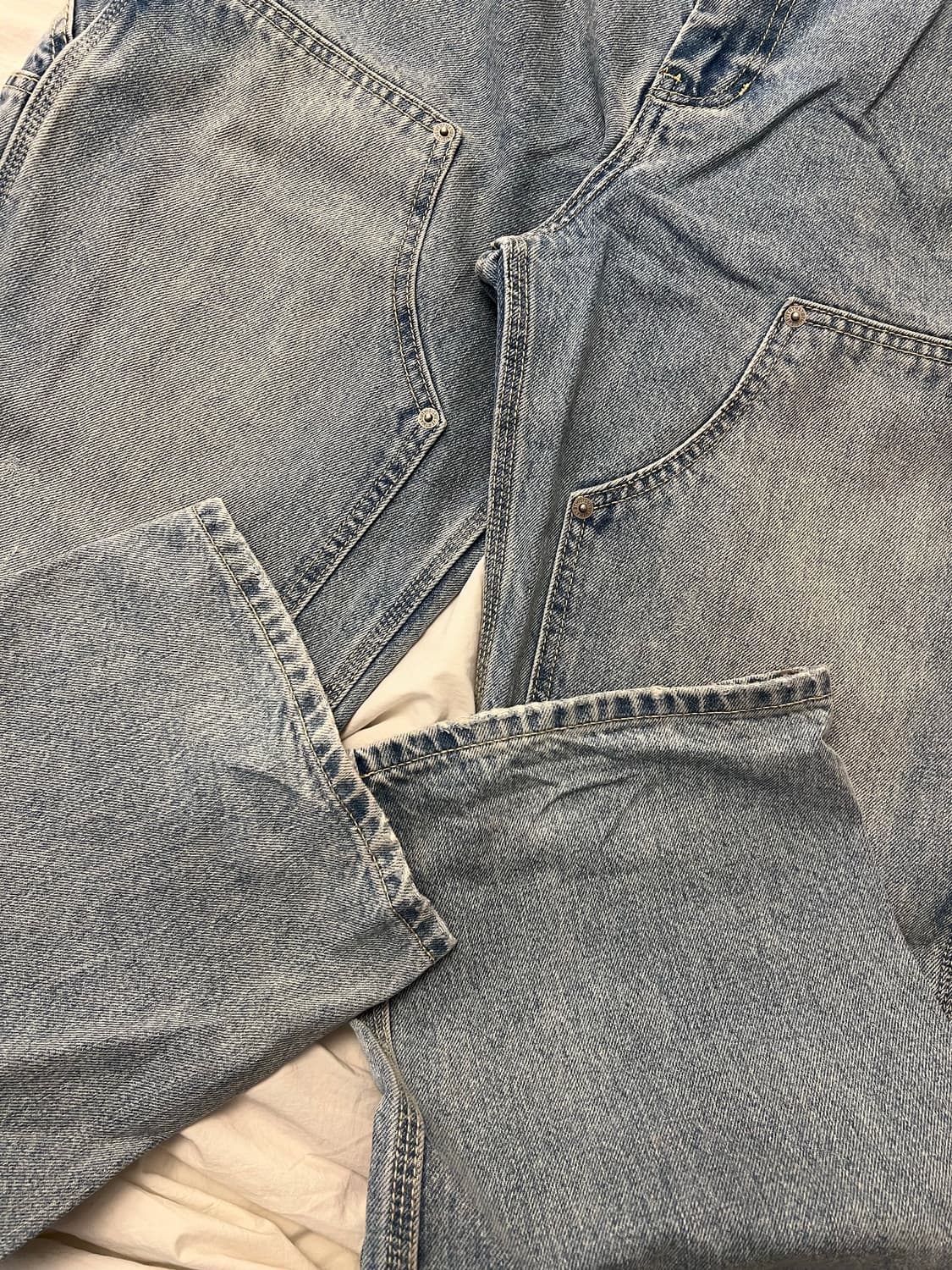 워시드 더블니 팬츠 L [32] [구시즌] 상품이미지2