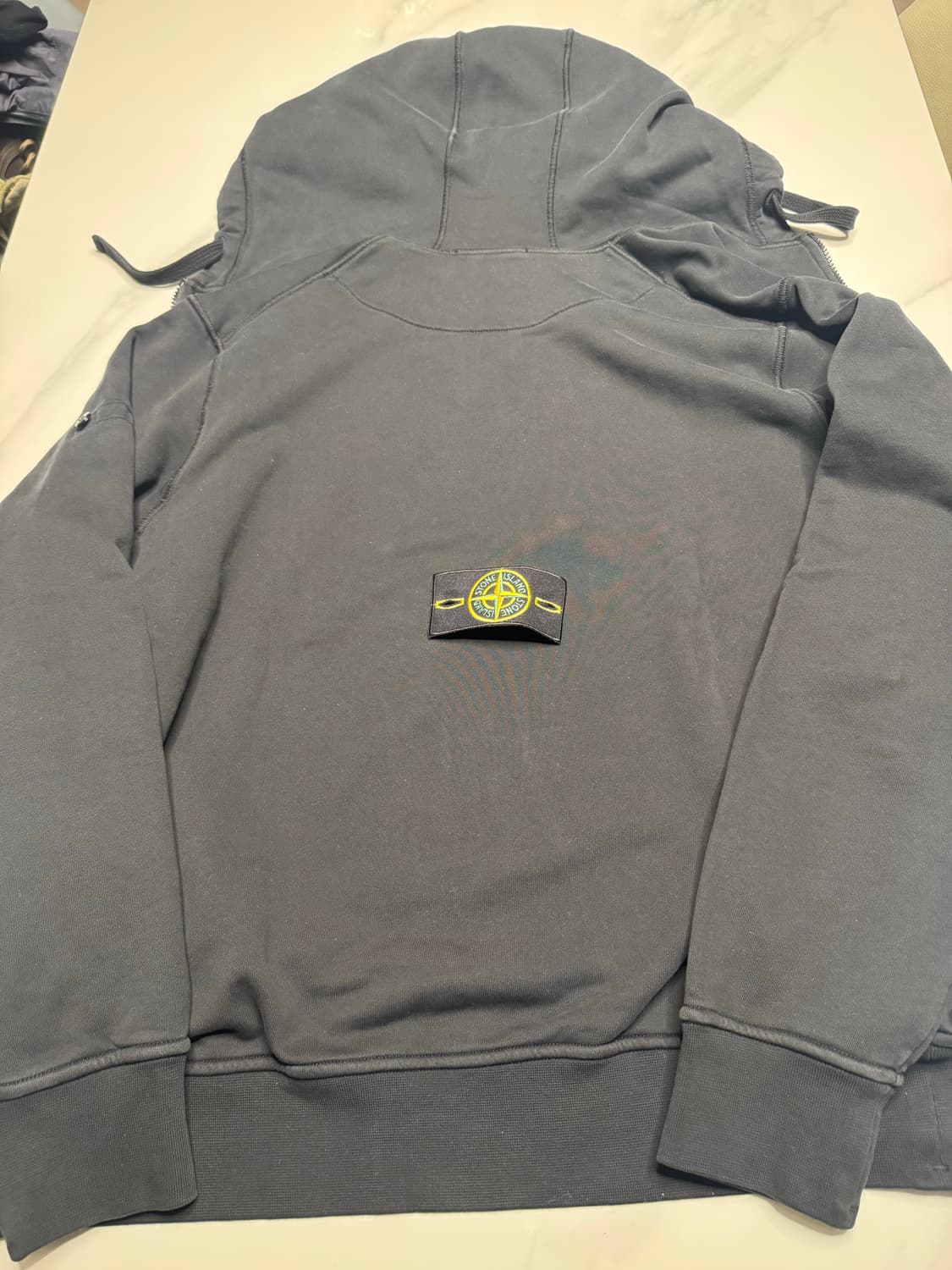 [XL]26SS 스톤아일랜드 블랙 후드집업 상품이미지8