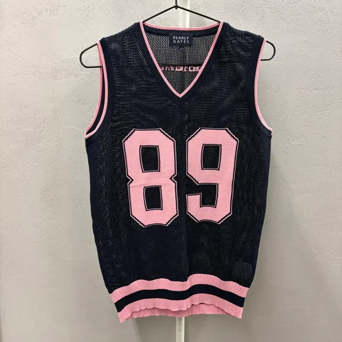 PEARLY GATES 네이비 89 니트 조끼 1 상품이미지2