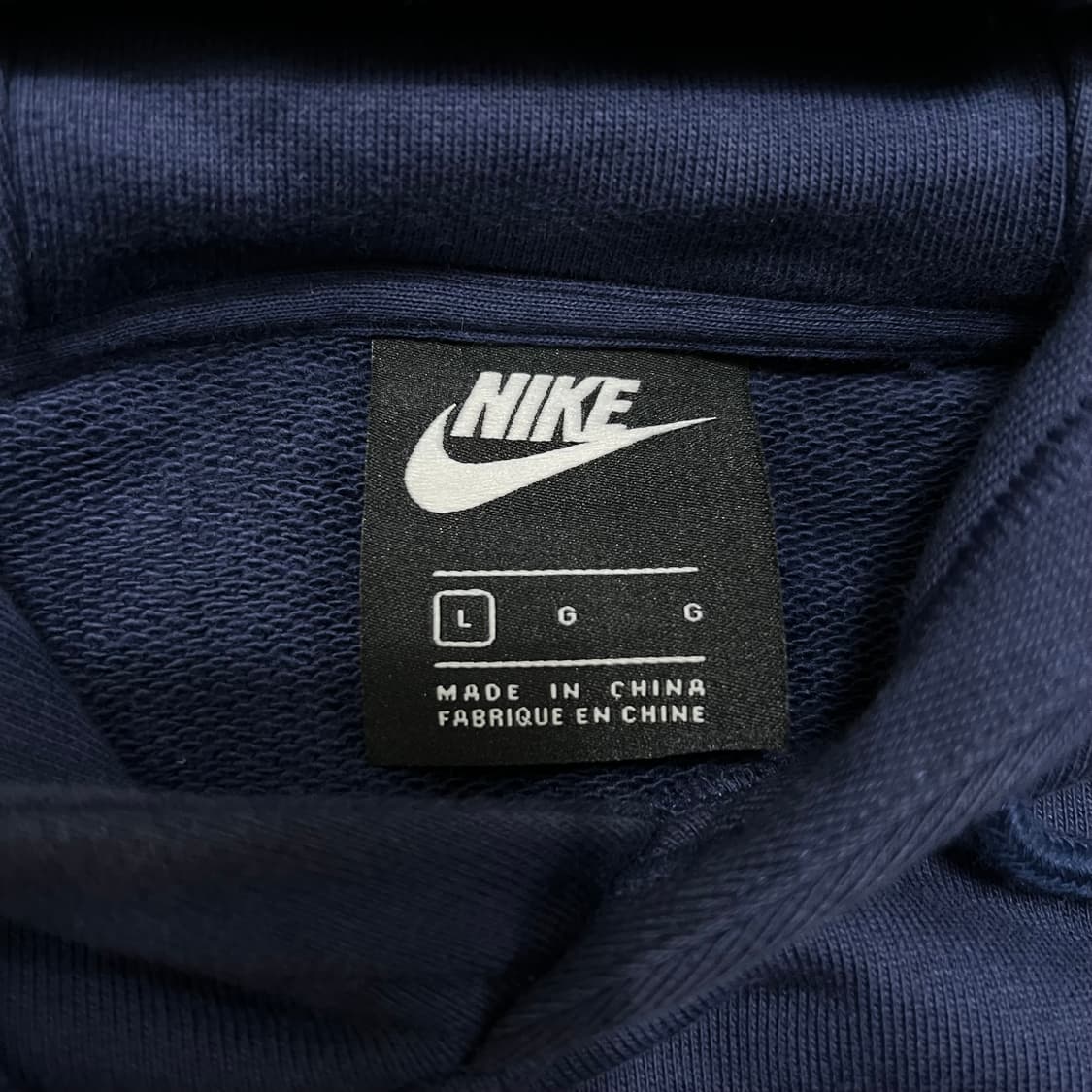 나이키 남성 빅로고 프린팅 바람막이 배색 후드티 [네이비] L/100 상품이미지6