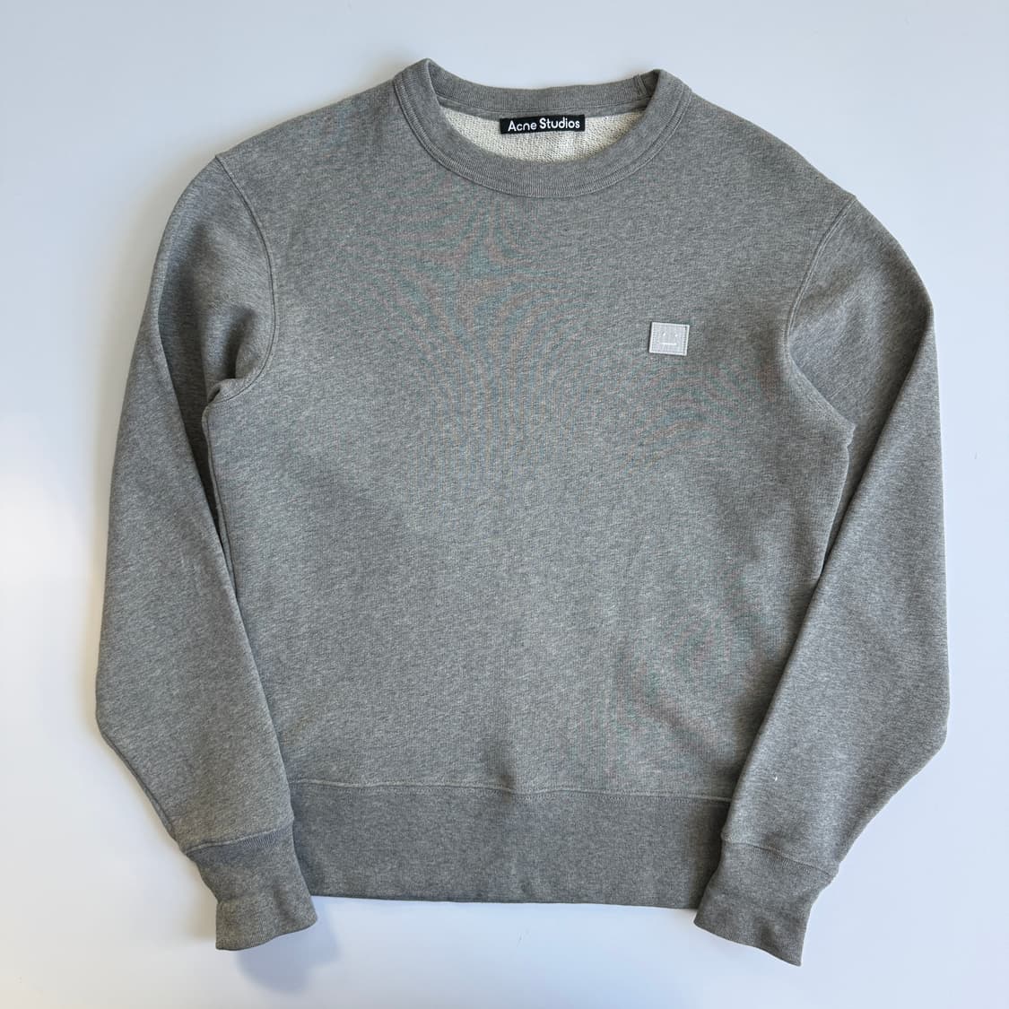 Acne Studios 아크네스튜디오 멜란지그레이 퓨어 페이스 맨투맨 상품이미지2