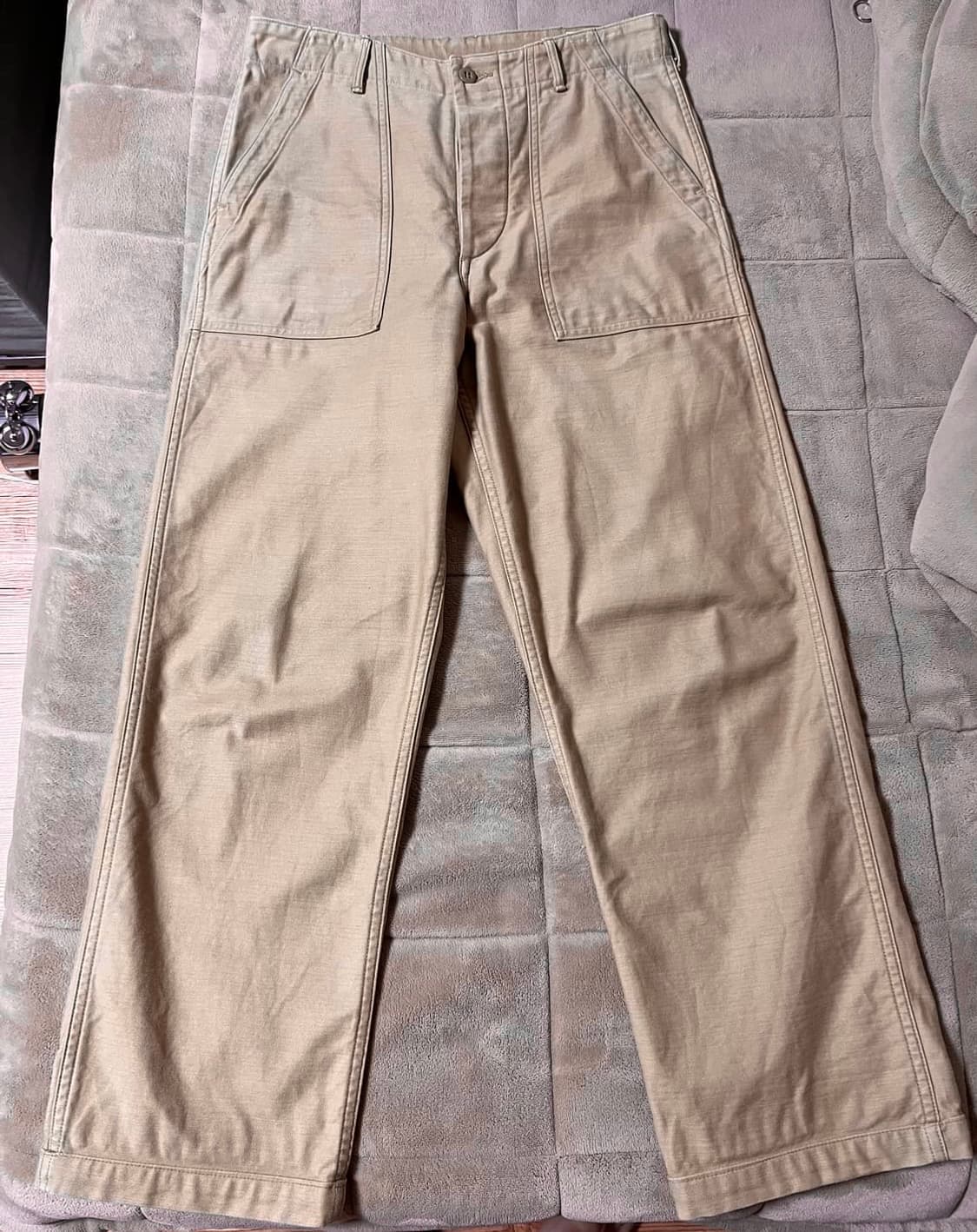 (2) 오어슬로우 퍼티그팬츠 카키 상품이미지1