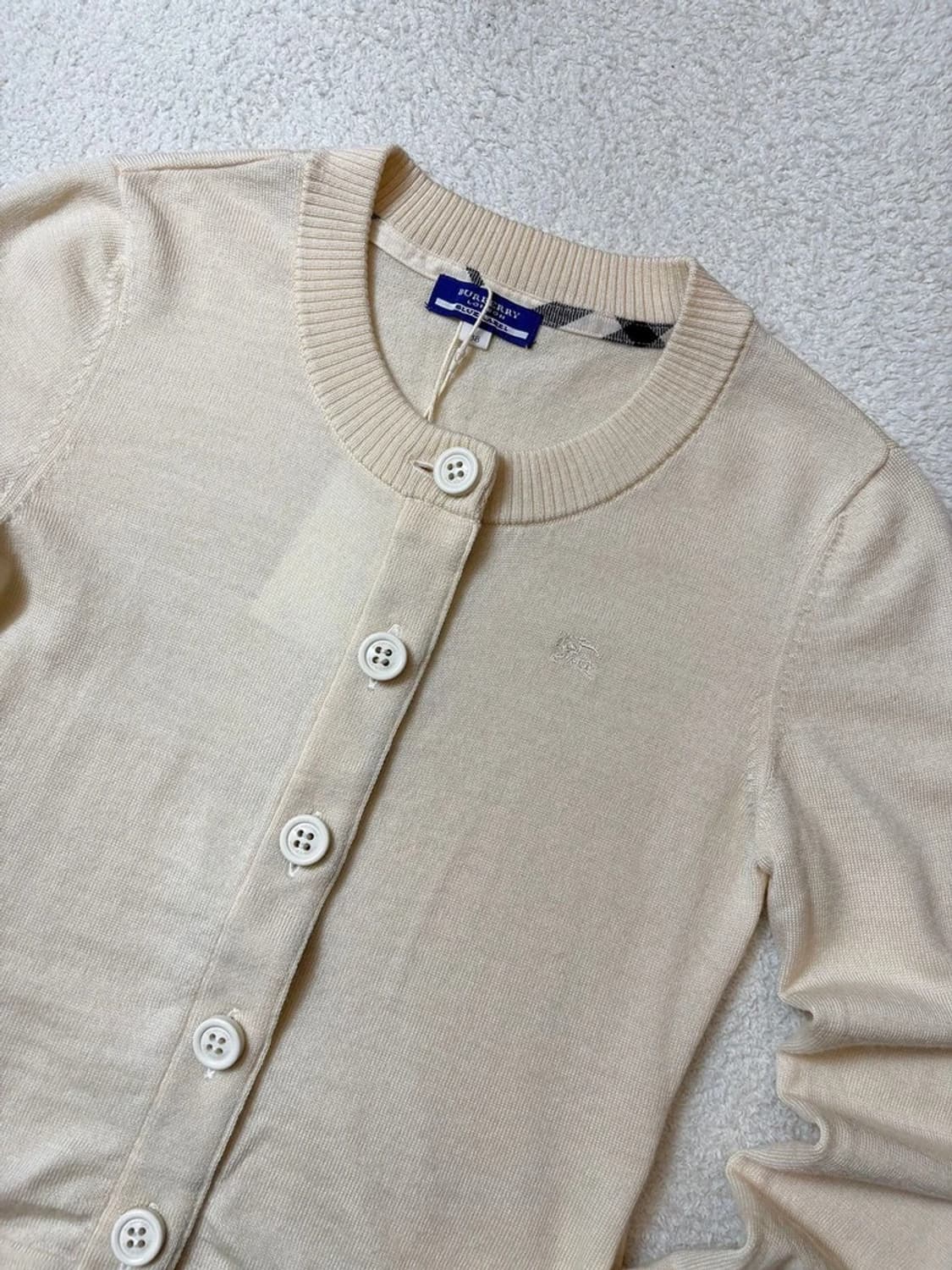 버버리 블루라벨 00's 재팬 니트 러플 가디건 PN6500 상품이미지2