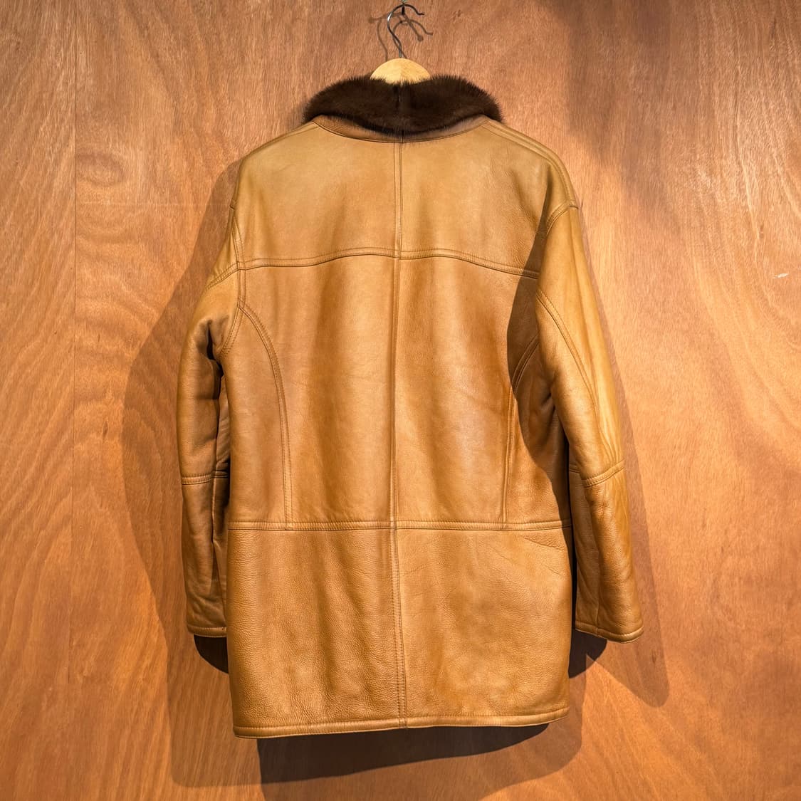 라펠로 오리지널 양가죽 양털 밍크 무스탕 코트 L 상품이미지4