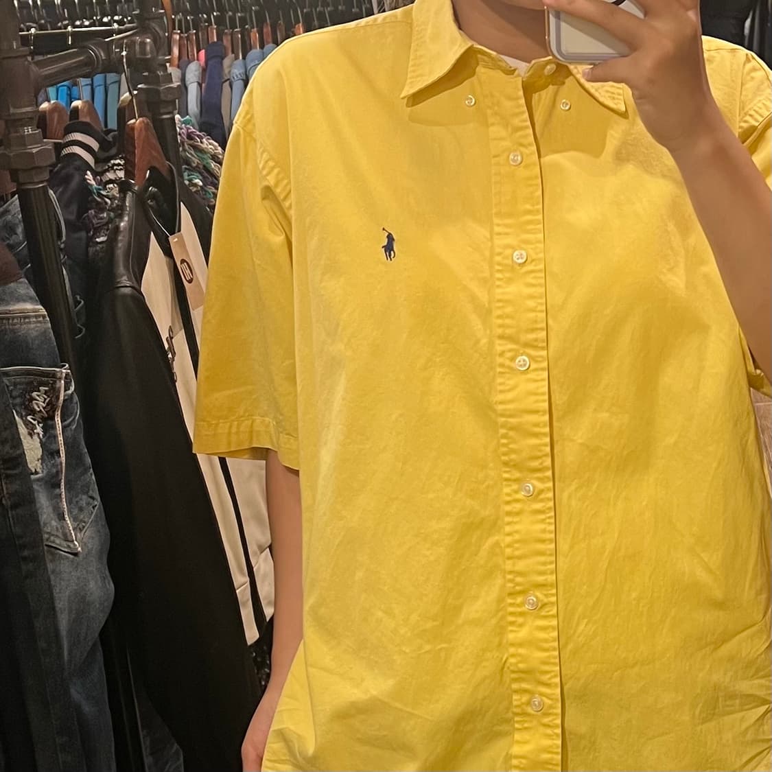 [HI]폴로 반팔셔츠 옐로우 상품이미지4
