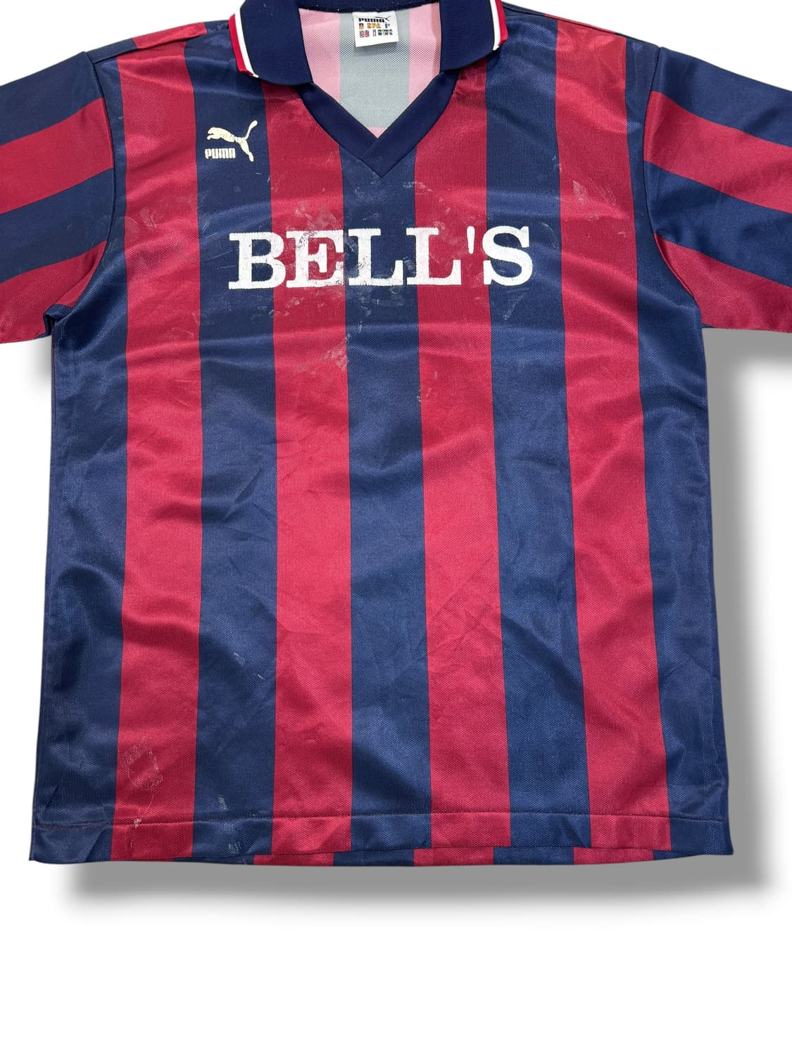 90s 푸마 빈티지 축구 져지 made in JAPAN (M)  상품이미지3