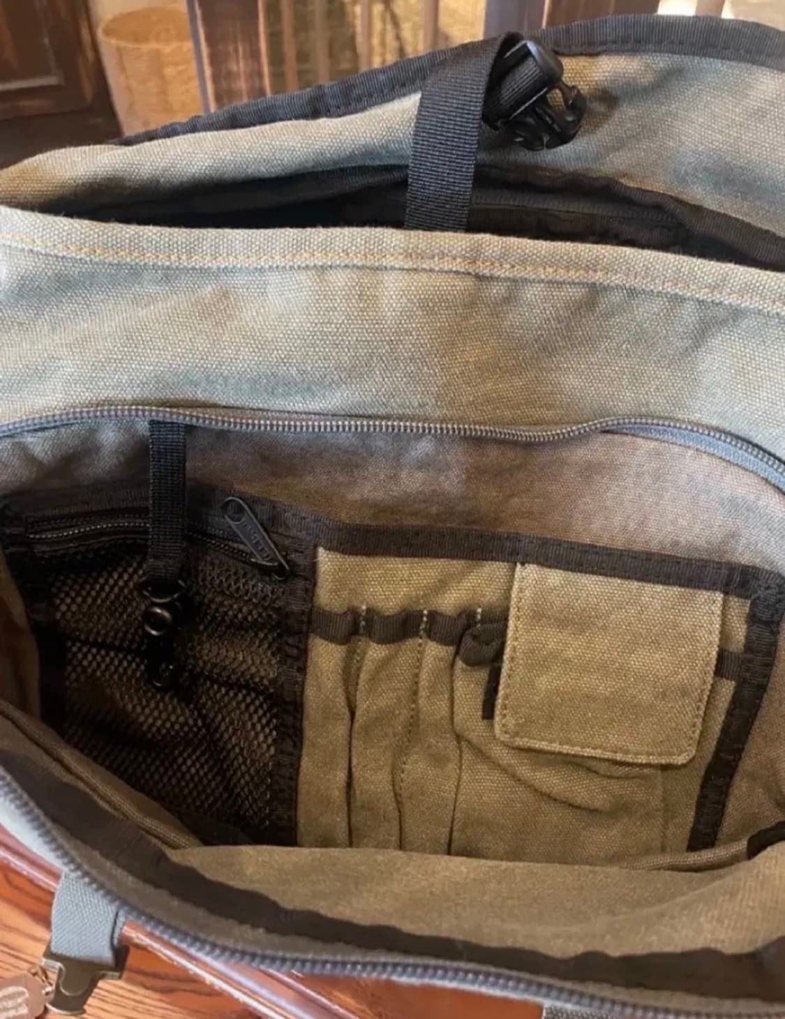 엘엘빈 빈티지 캔버스 크로스백 상품이미지4