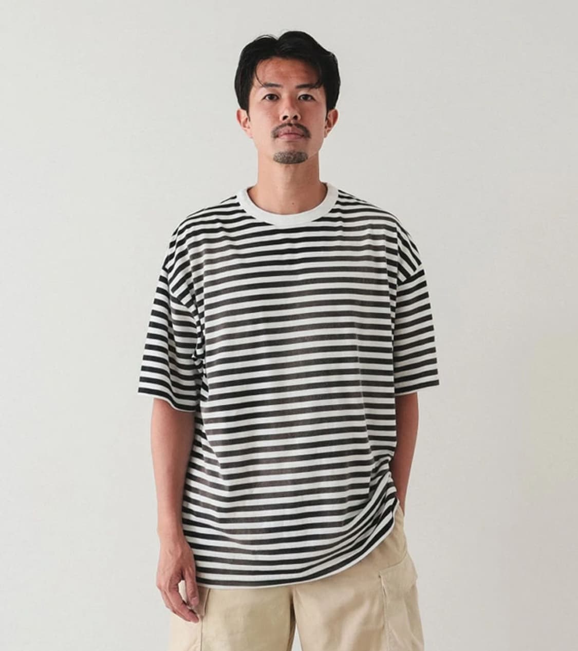 BEAMS - FADE BORDER T SHIRT 상품이미지2