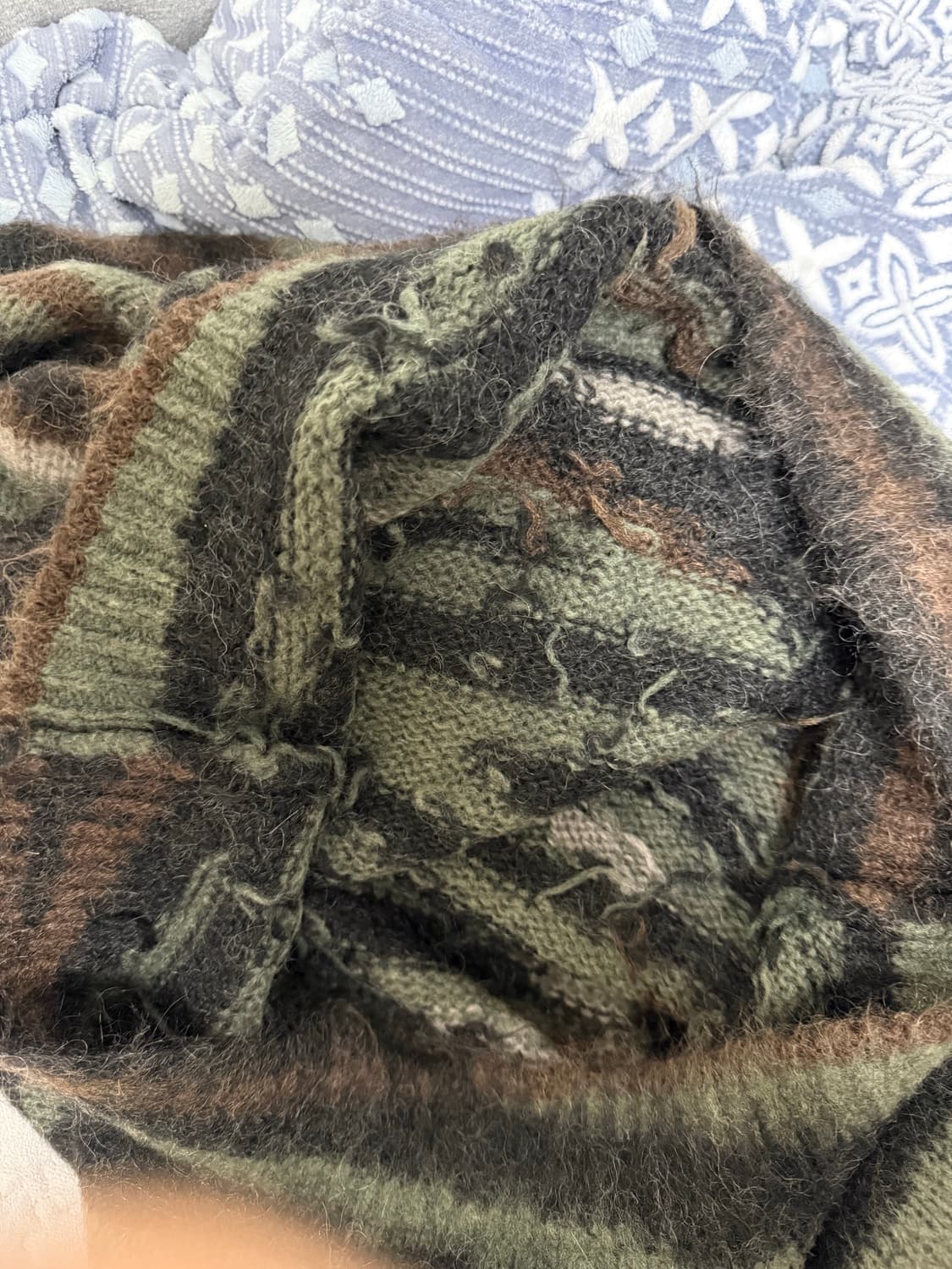 슈프림 카모 모헤어 니트 l 상품이미지5