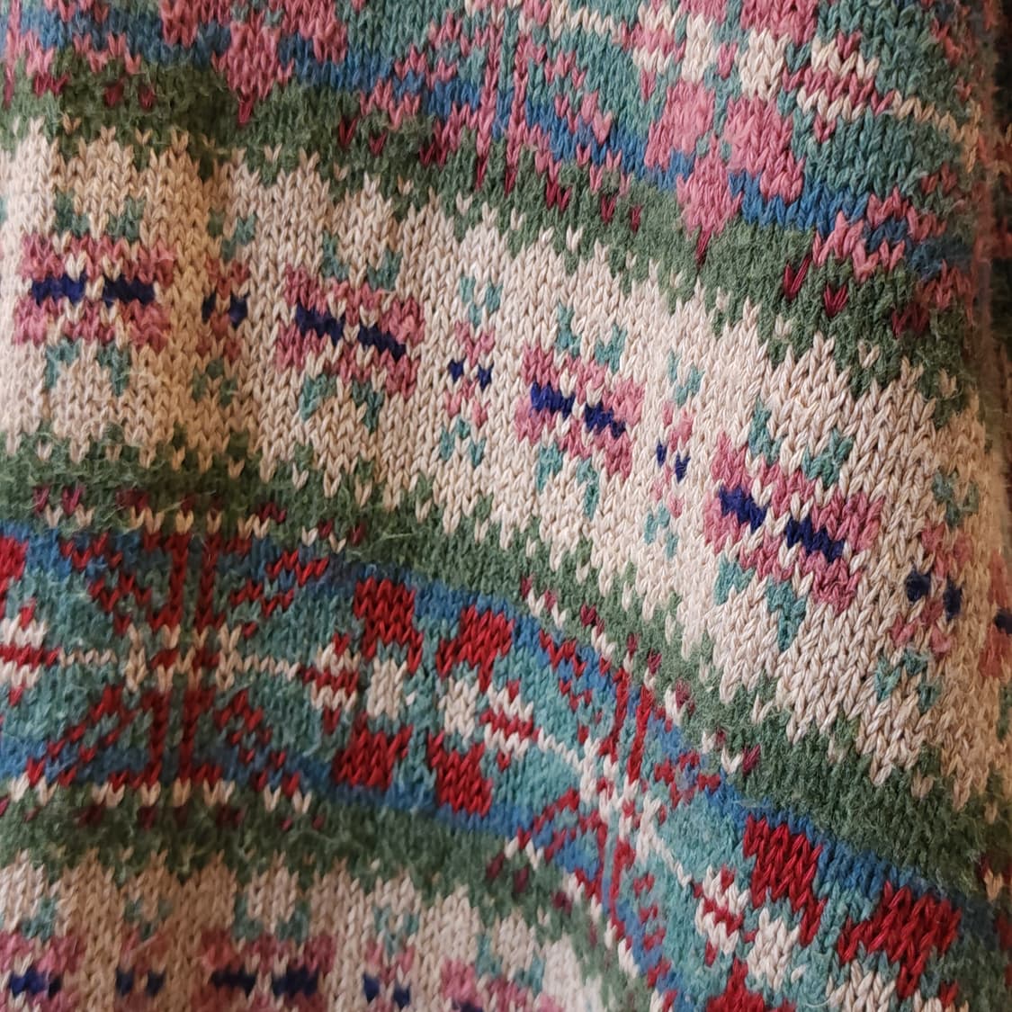 폴로 페어아일 핸드니트 폴로 브이넥 실크니트 L 상품이미지8