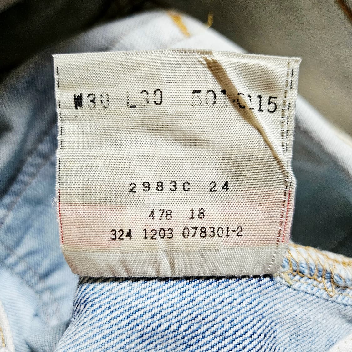 [30][리바이스]90's 501®오리지널스트레이트 타이다이 워시드 데님 상품이미지8