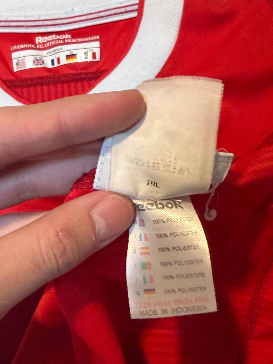 리복 02-04 리버풀 노마킹 홈 유니폼 올드유니폼 상품이미지8