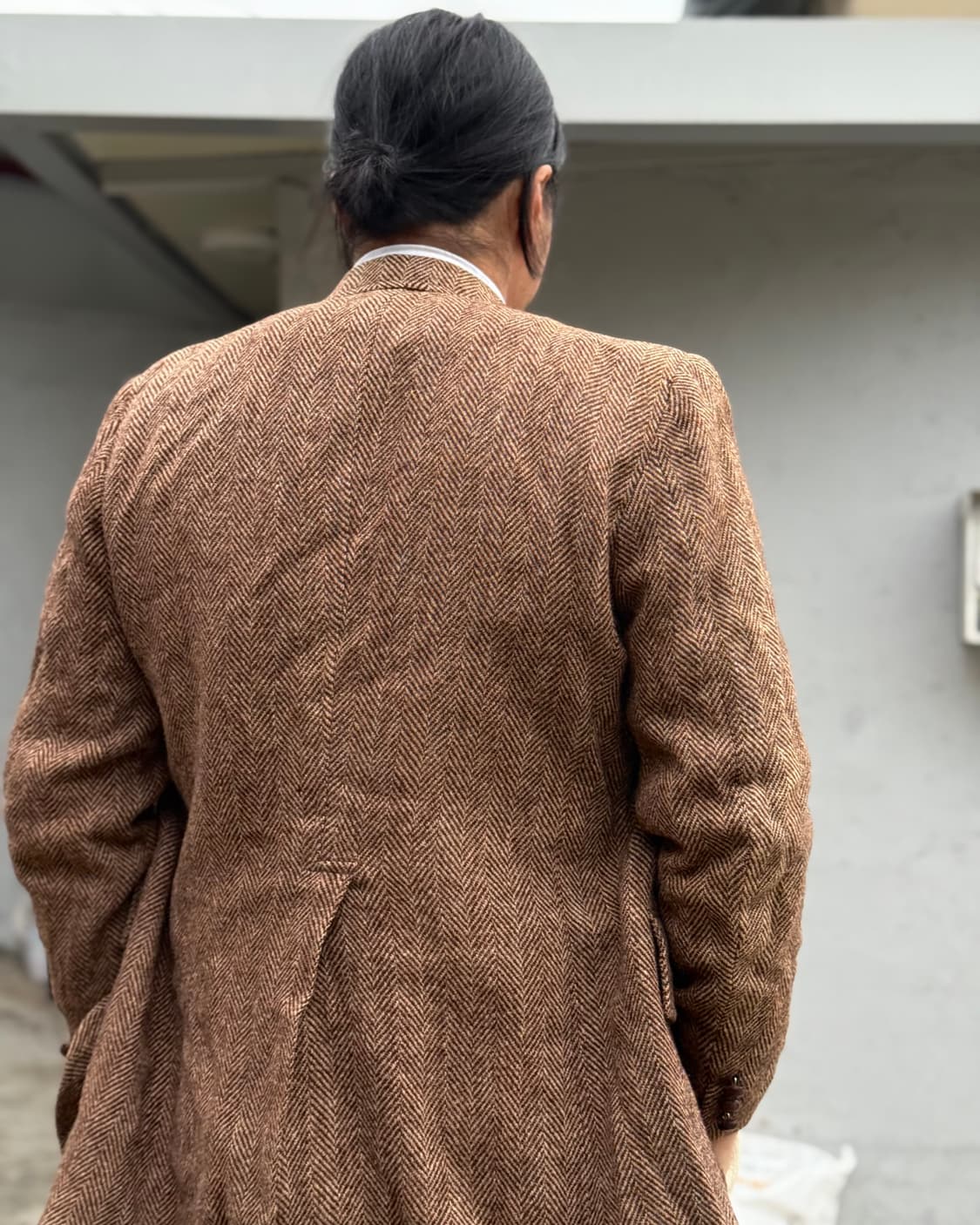60-70‘s 해리스트위드 헤링본 트위드 울 자켓 41 상품이미지10