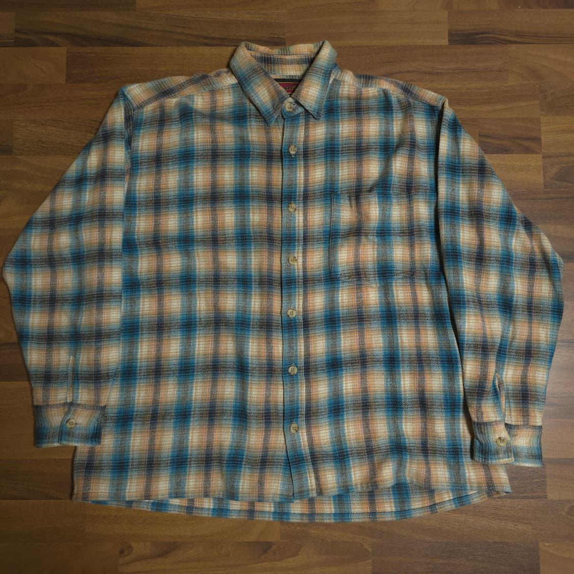 [2XL]빈티지 플란넬 셔츠 세인트미카엘 상품이미지1