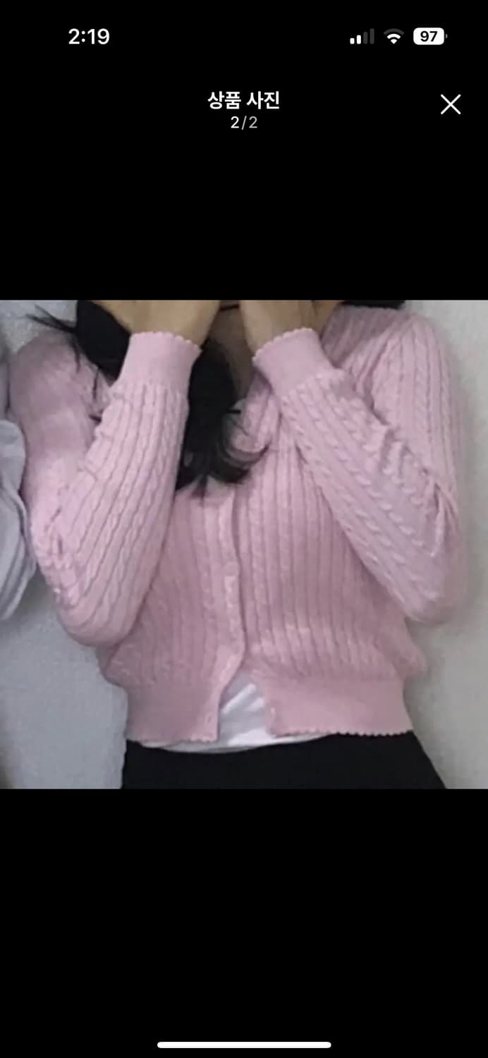 폴로 랄프로렌 걸즈 프릴 넥 케이블 가디건 상품이미지2