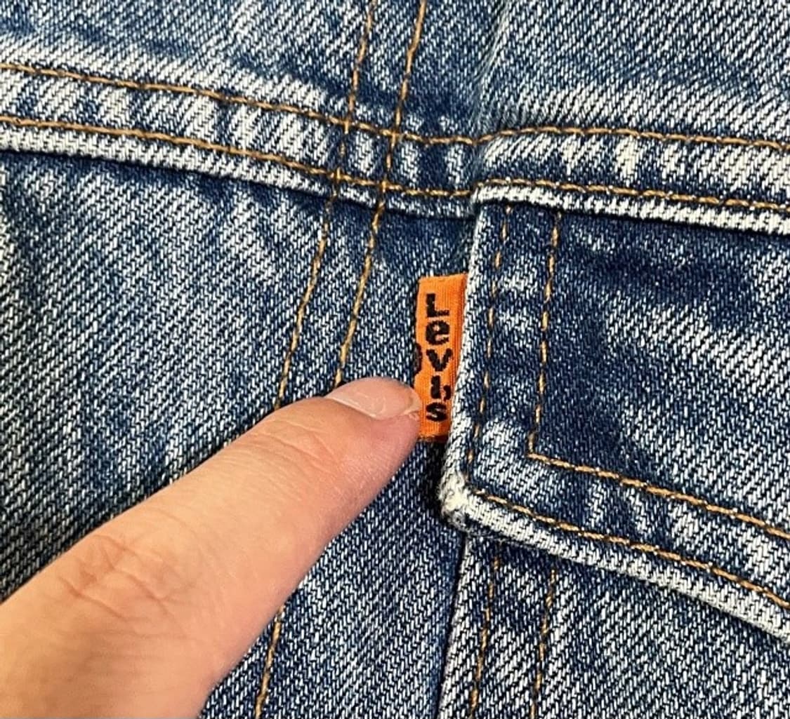 리바이스 오렌지탭 데님 쉐르파 자켓 90/S 상품이미지4