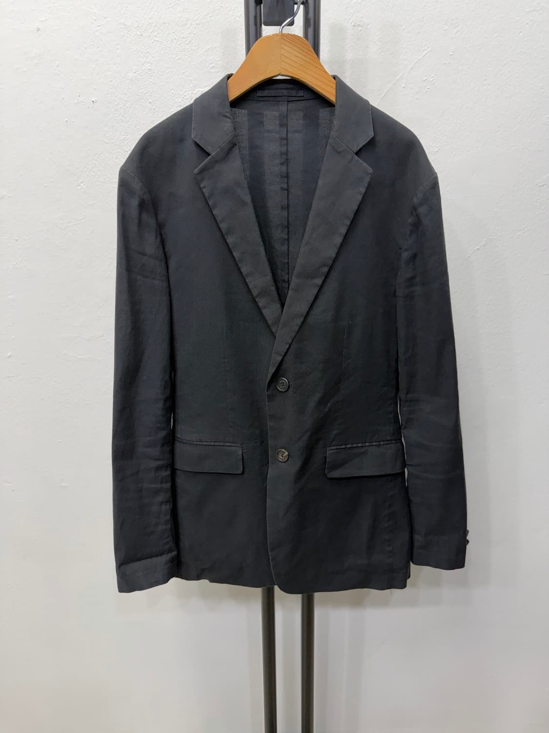 정품) 띠어리 여성 블랙 더블 버튼 자켓 38 상품이미지1