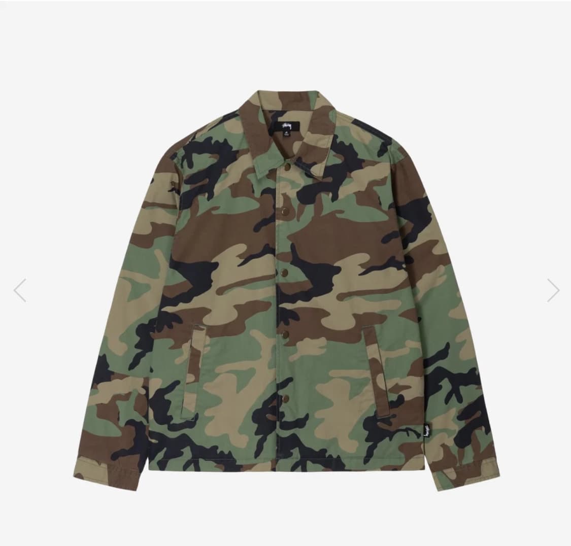 스투시 코치 셔츠 카모 L 상품이미지1