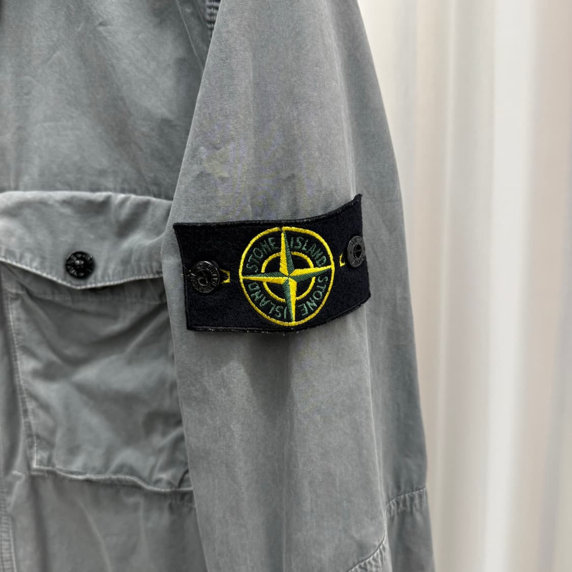 [백화점판/L] 스톤아일랜드 투 포켓 오버셔츠 자켓 상품이미지3