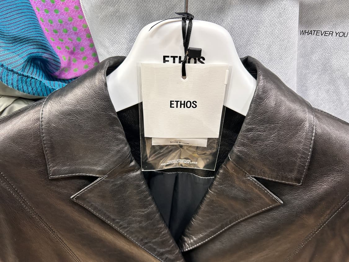 에토스 레더 하프 자켓 상품이미지5