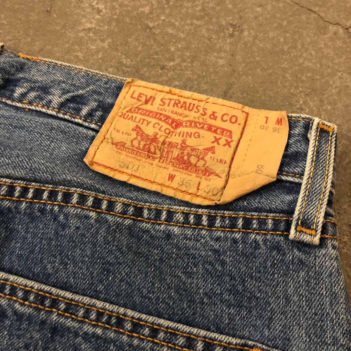 ‘501’ Blue Denim Pants 상품이미지7