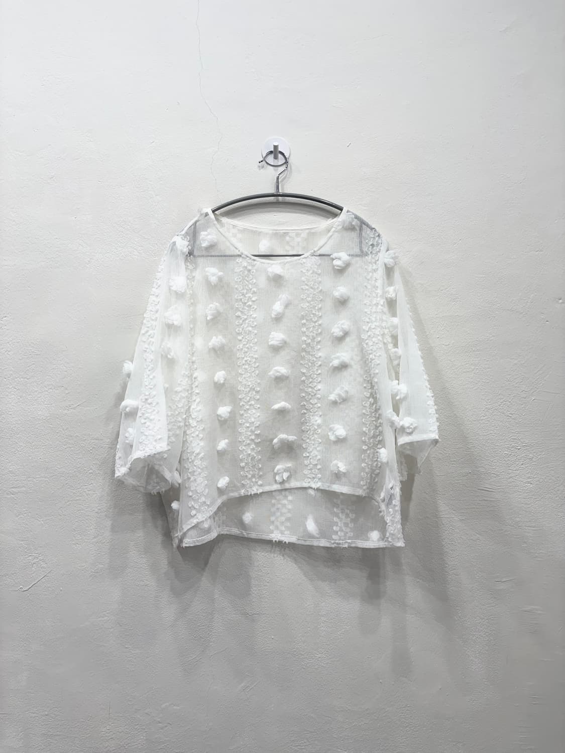 빈티지 시스루 블라우스 상품이미지1