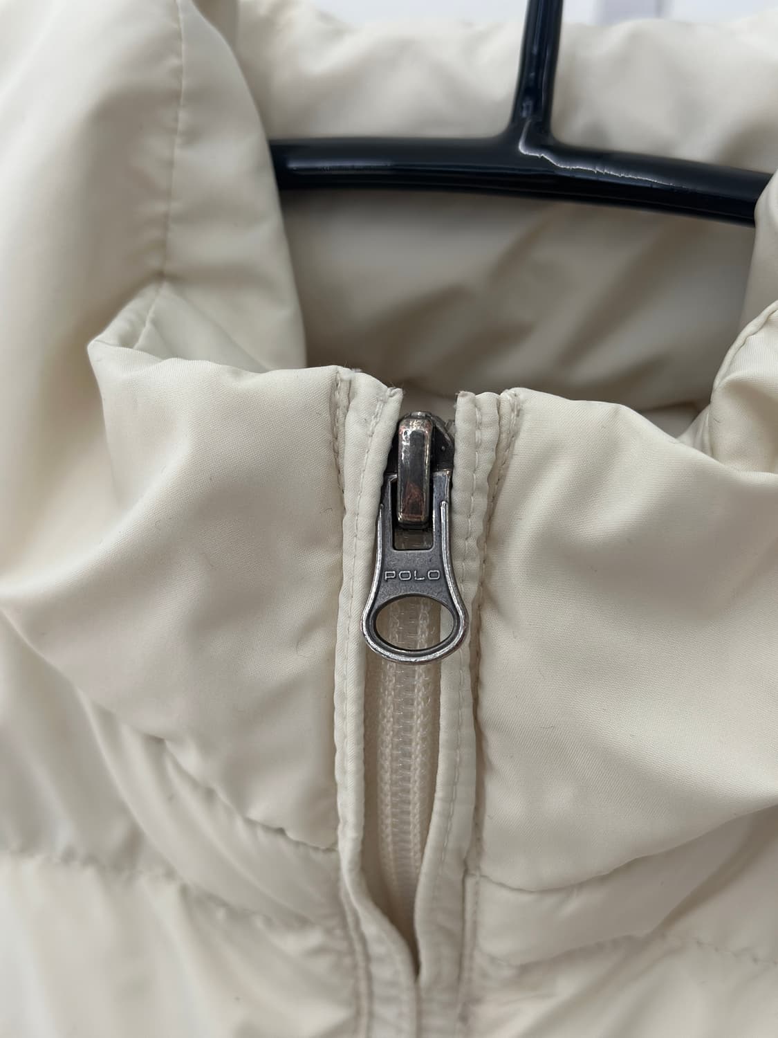 랄프로렌 아이보리 핑크포니 다운 패딩 베스트   상품이미지6