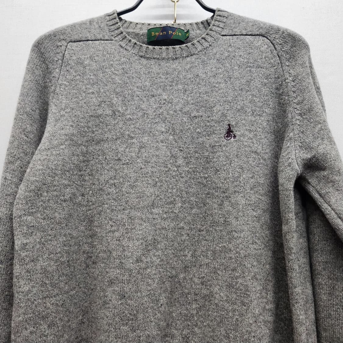 빈폴 로고 라운드넥 니트 90(S) 상품이미지2