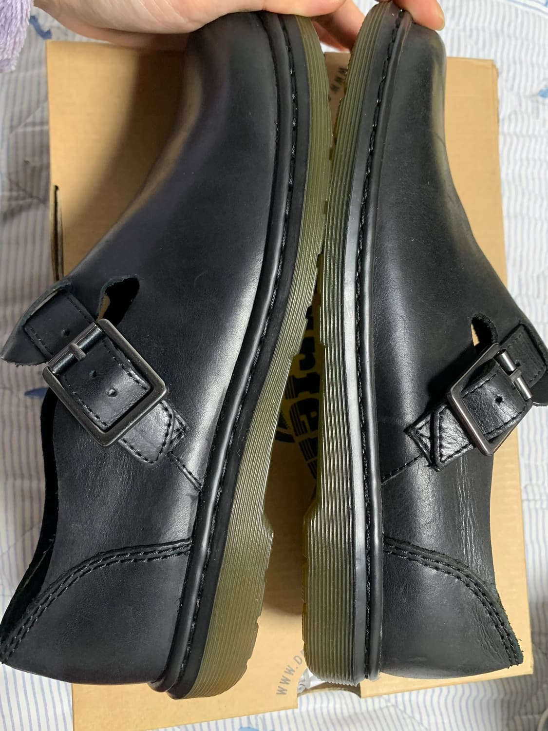 닥터마틴 패트리샤 블랙 uk5 240 (새상품 컨디션) 상품이미지7