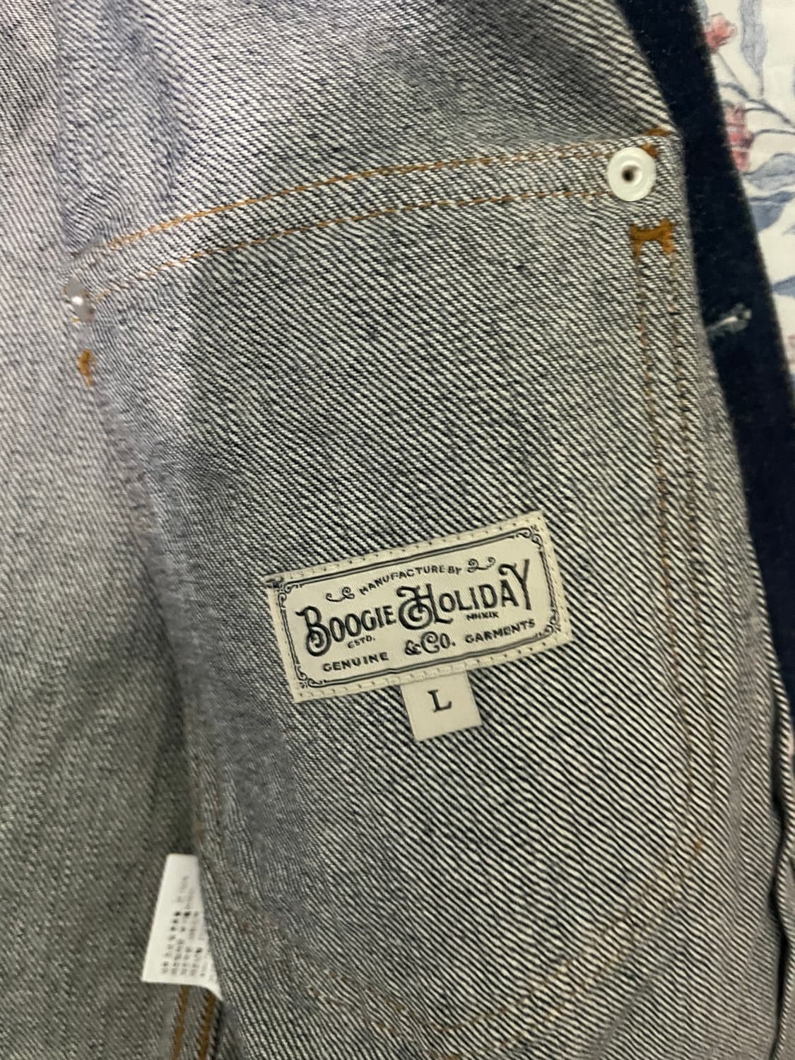 부기홀리데이 데님자켓 L 상품이미지4