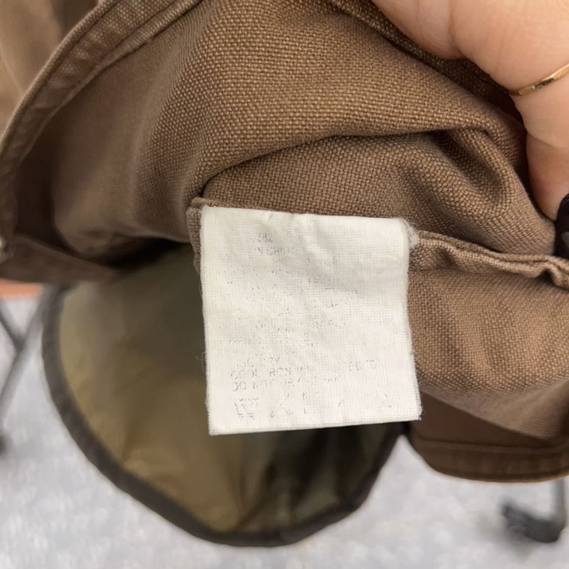 팀버랜드 빈티지 웨더기어 퀄팅 내피 카고 워크 자켓 S C08742 상품이미지7