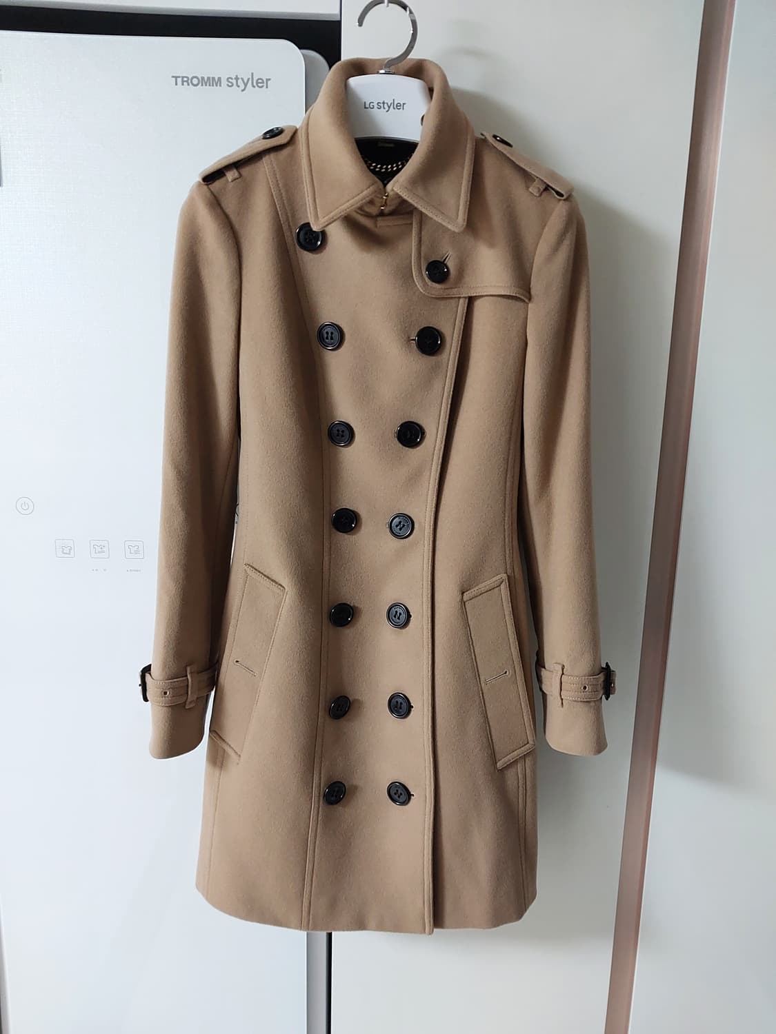버버리 BURBERRY - 울 캐시미어 카멜 코트  상품이미지1