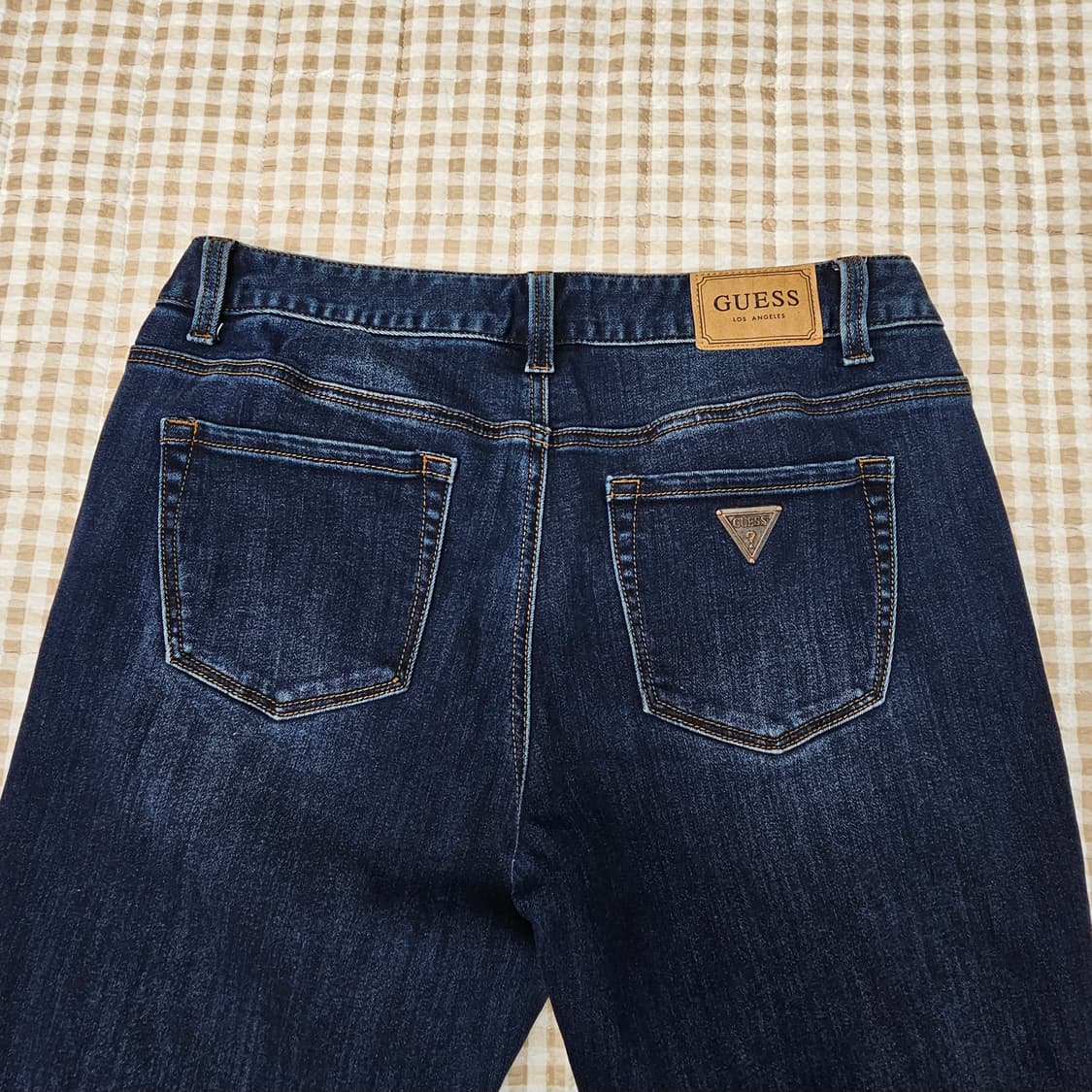 게스 기모 데님 스판 펑바지 남자32 상품이미지6