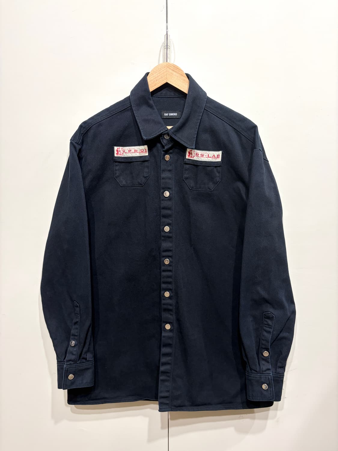 20SS 라프시몬스 Rs-Lab 데님 셔츠 자켓 상품이미지1