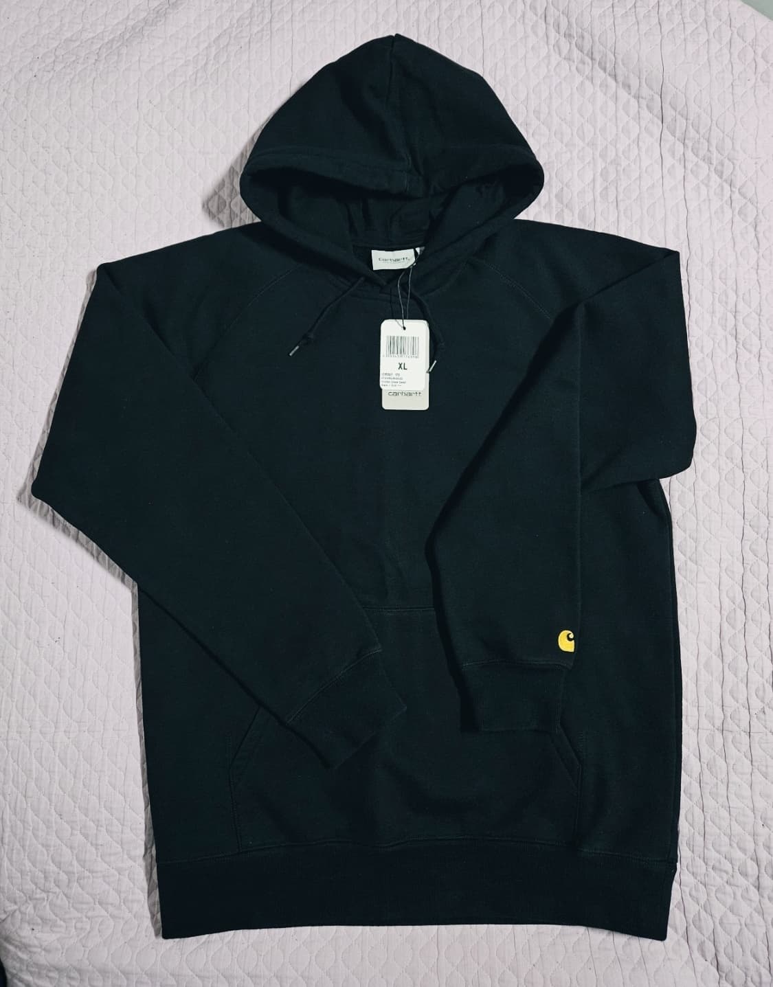 [XL]칼하트 체이스 후드 블랙 상품이미지1