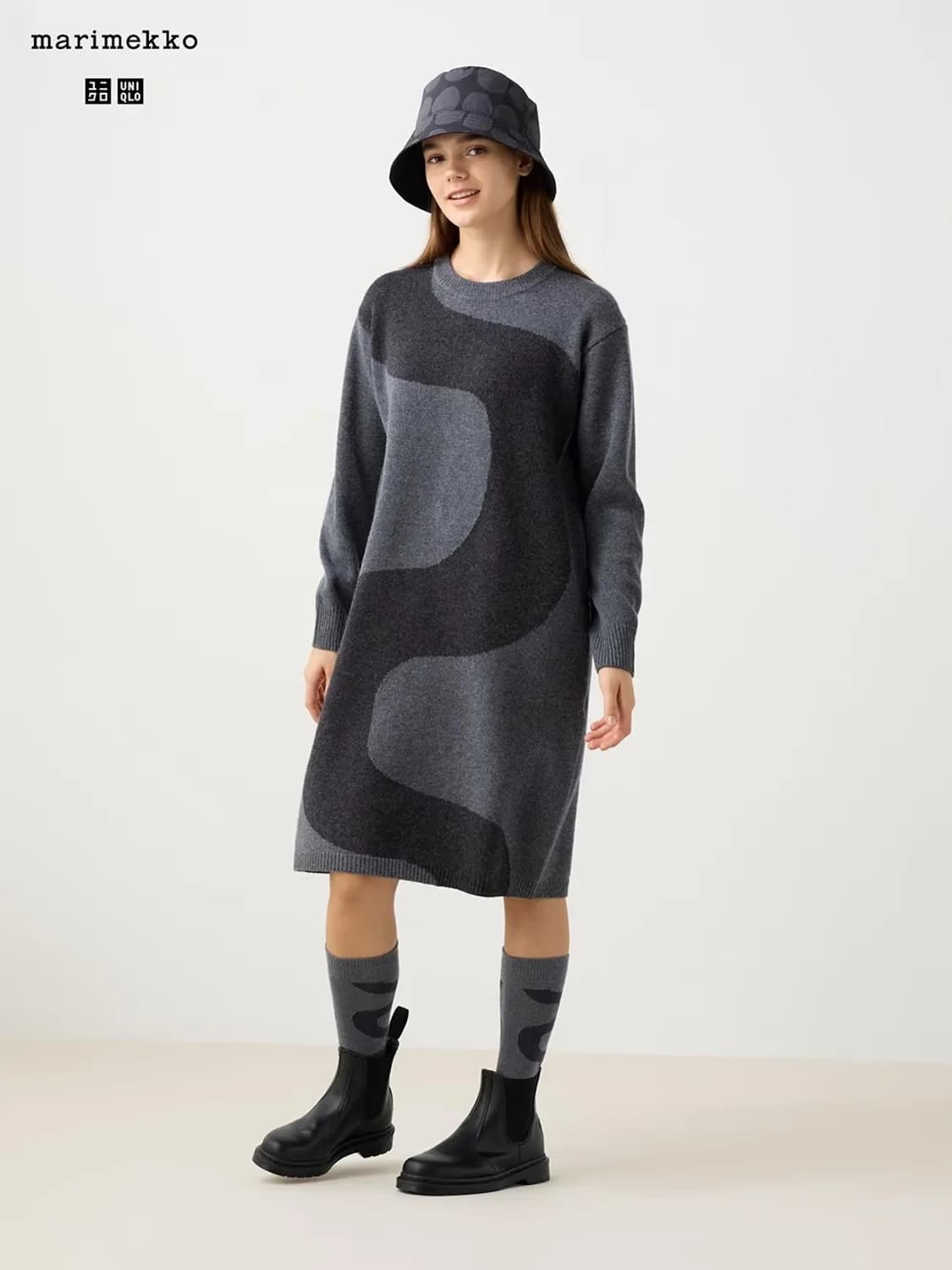 uniqlo x marimekko knit onepiece 상품이미지1