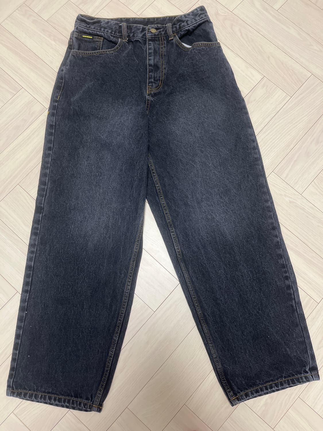 위캔더스 드워프 데님 블랙 M 상품이미지2