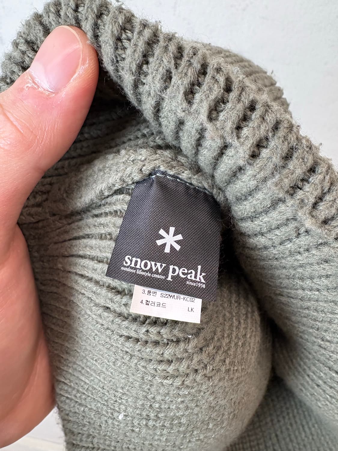 스노우피크 숏비니 카키 상품이미지5