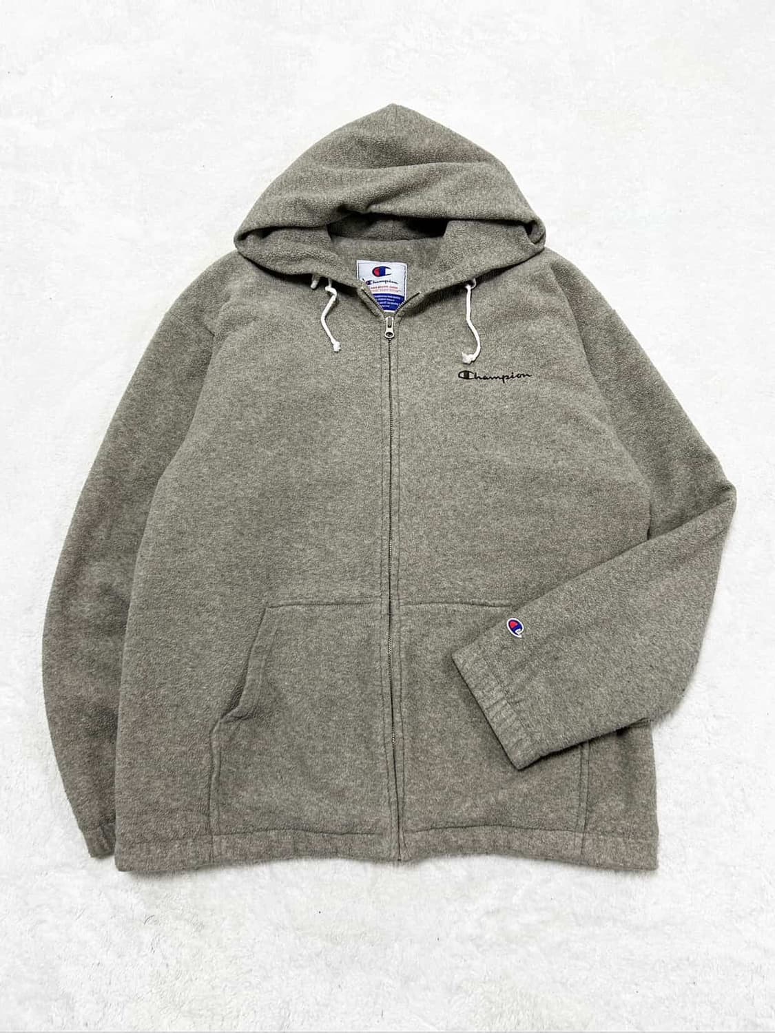 챔피온 초코로고 모카 플리스 누빔자켓 상품이미지5