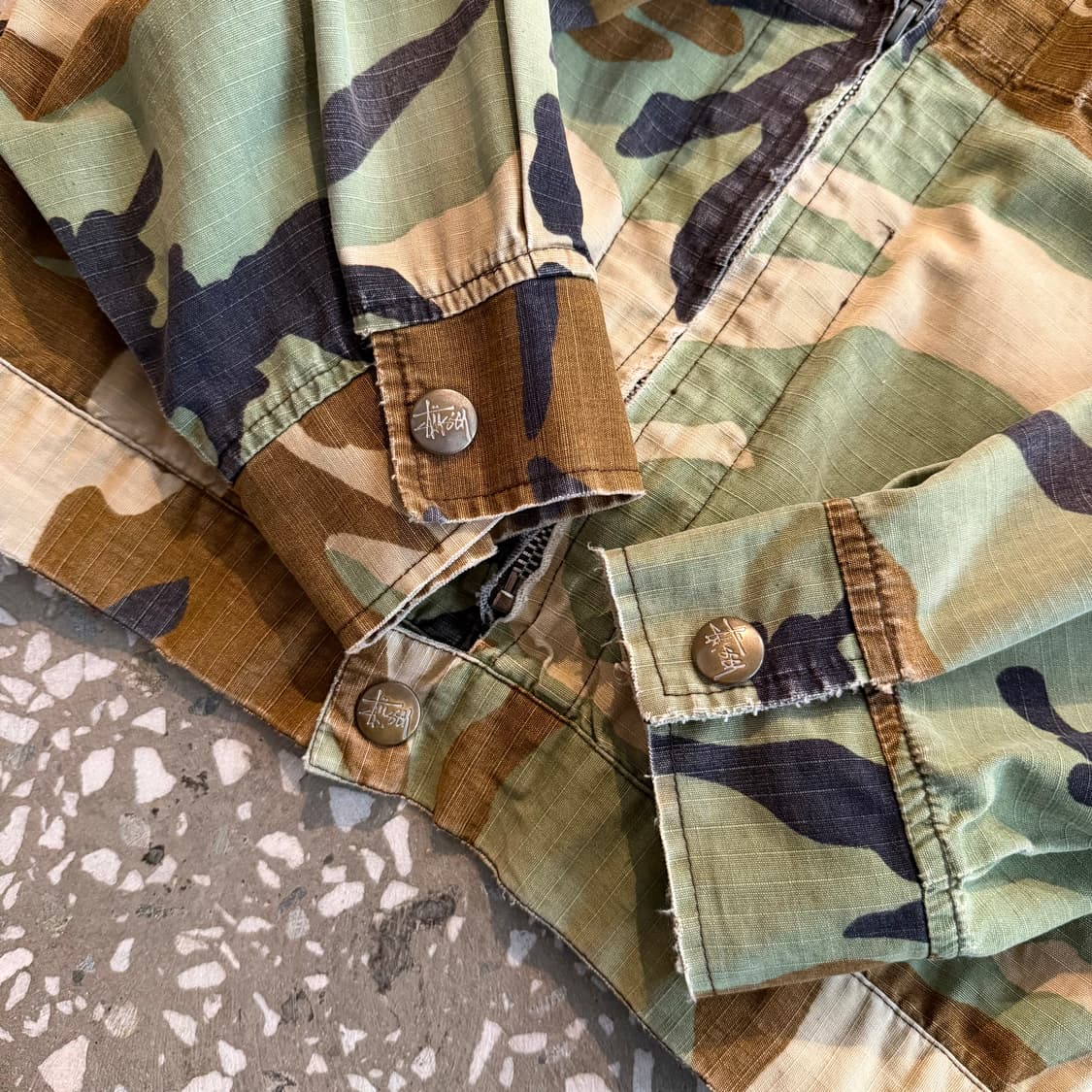 90-00s 올드 스투시 아웃도어 스윙탑 자켓 상품이미지6