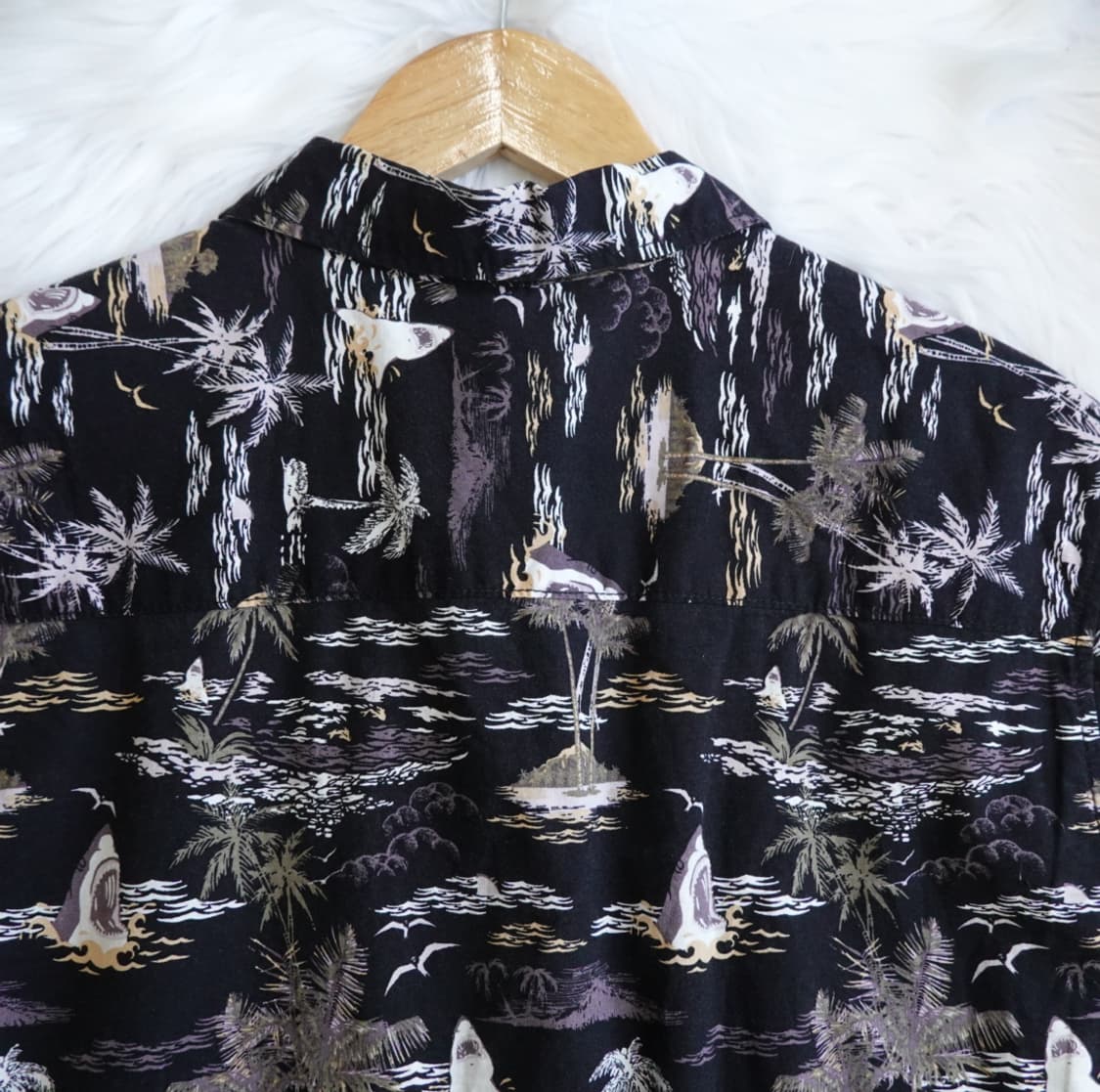 H&M DIVIDCD 딥오션 샤크 알로하 셔츠 2062 상품이미지9