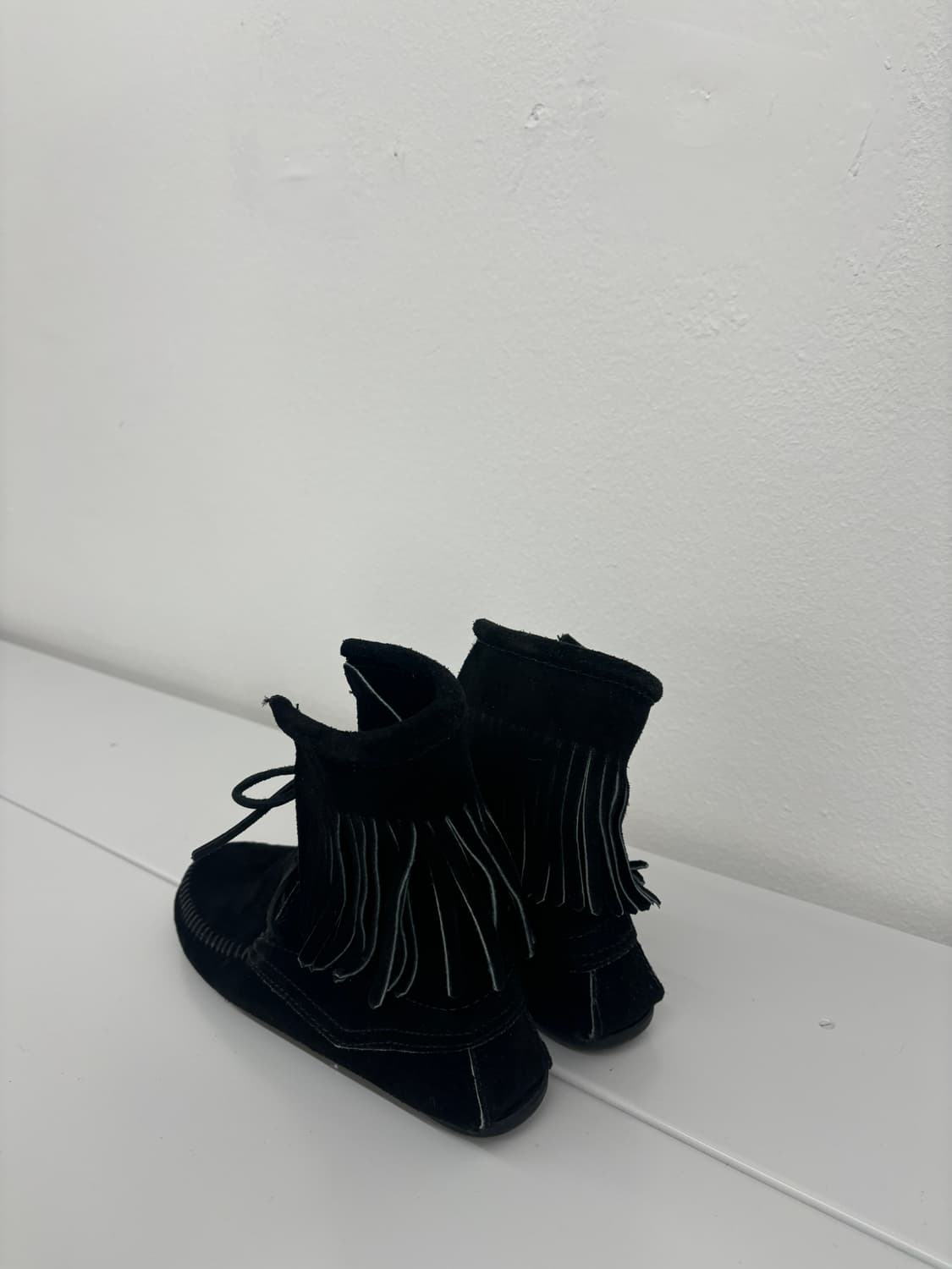 Minnetonka 프린지 부츠 스웨이드 상품이미지7