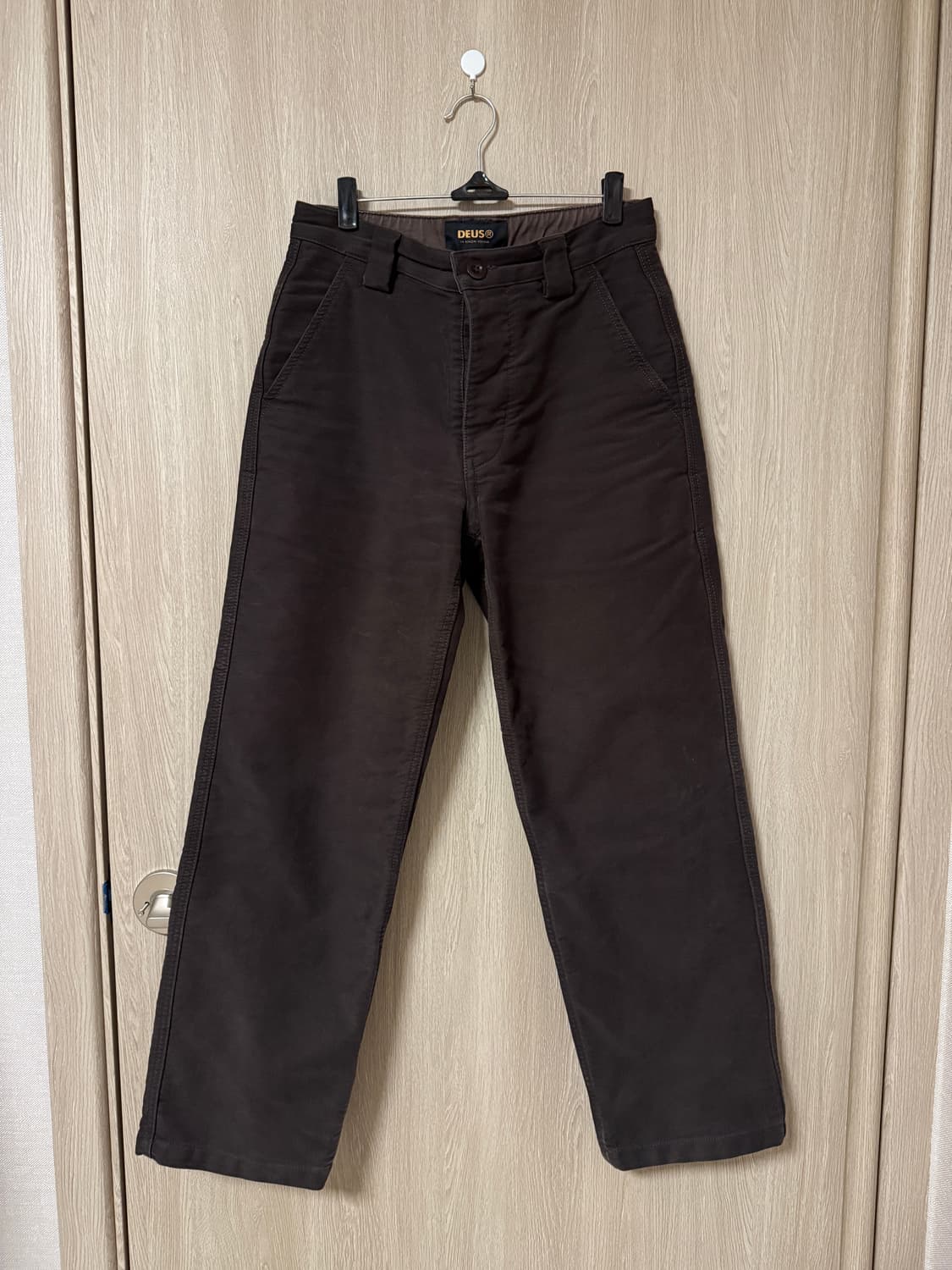 데우스 몰스킨 팬츠 브라운 deus moleskin pants 상품이미지1