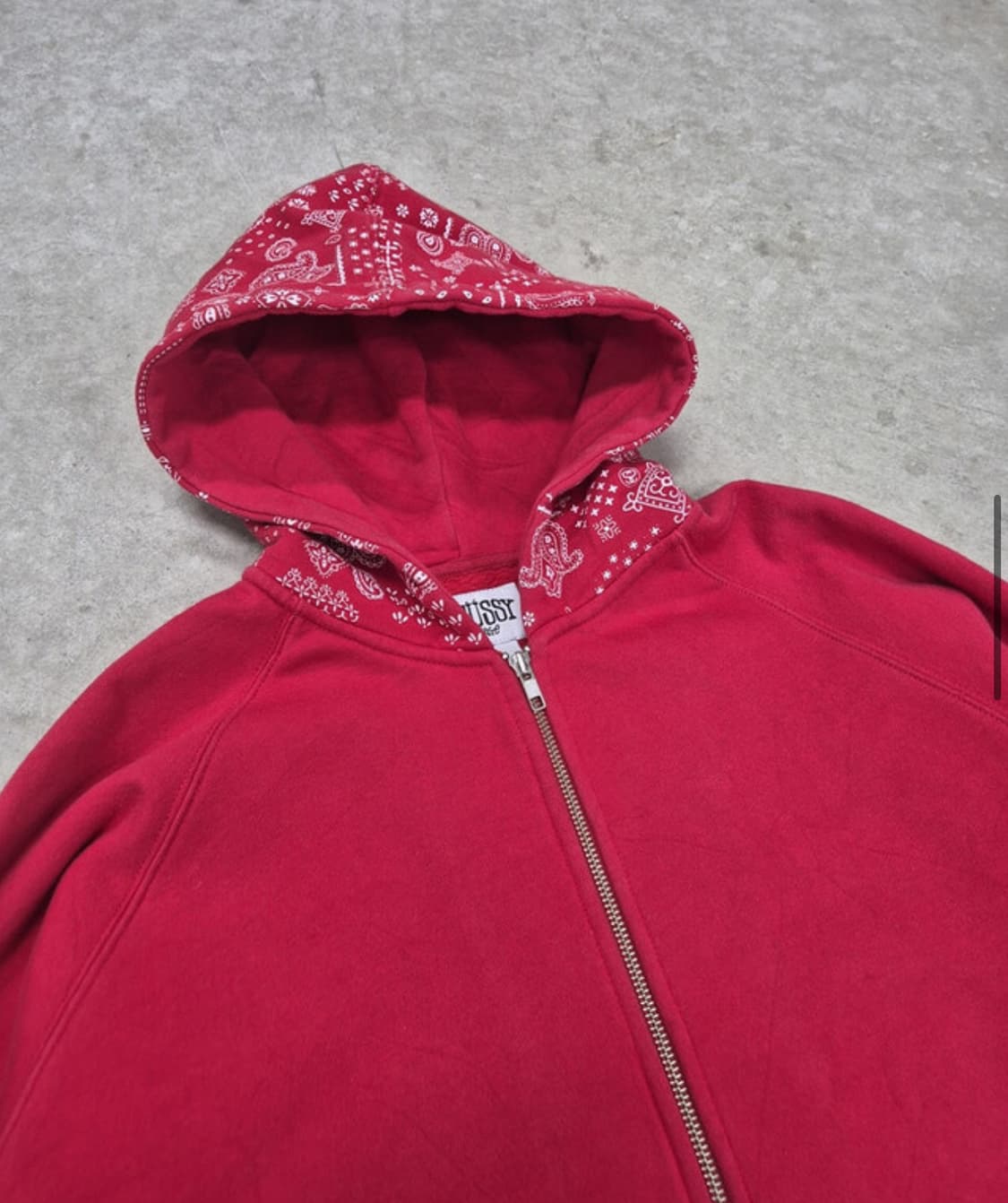 스투시 페이즐리 패턴 후드 상품이미지3