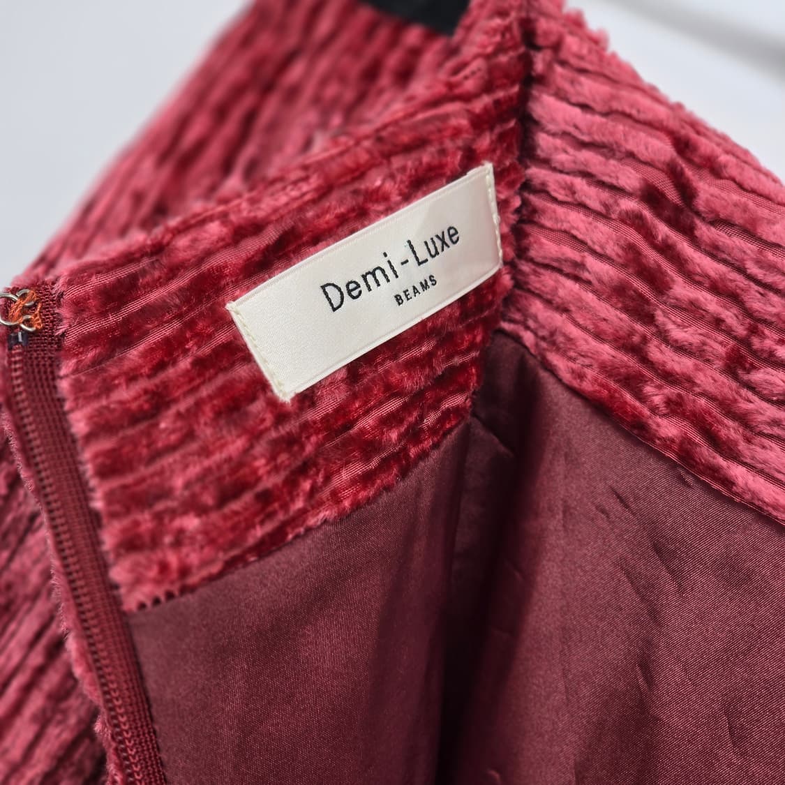 Demi-Luxe BEAMS 벨벳 롱 스커트 38 상품이미지4